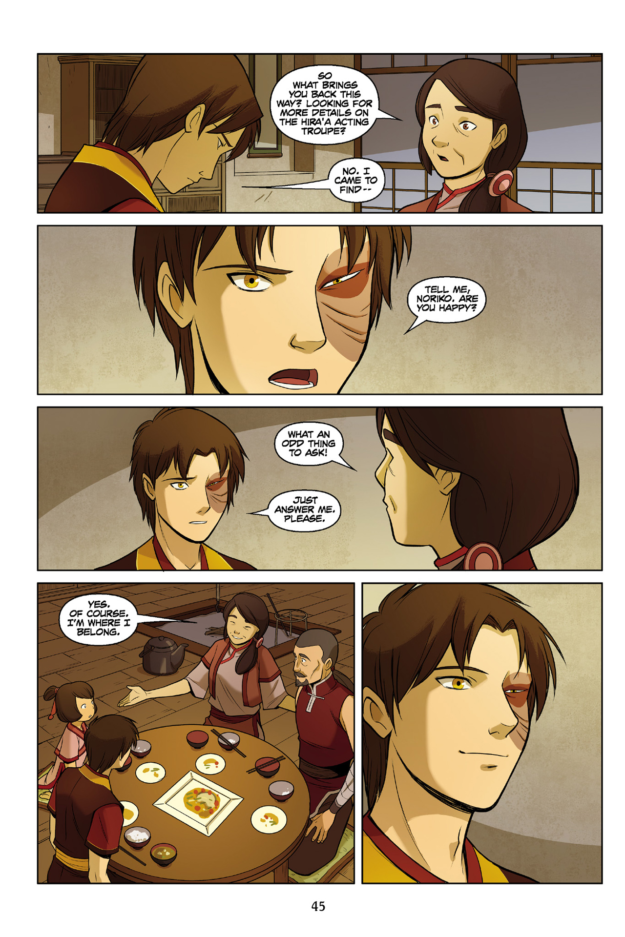 Read online Nickelodeon Avatar: The Last Airbender - The Search comic -  Issue # Part 3 - 46