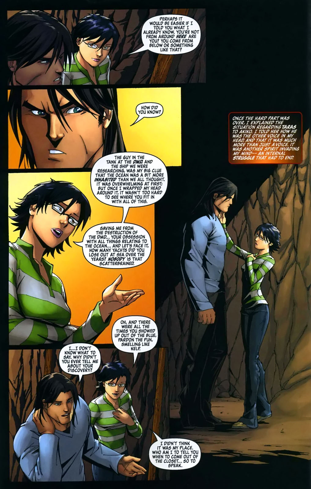 Read online Fathom: Cannon Hawke comic -  Issue #5 - 6