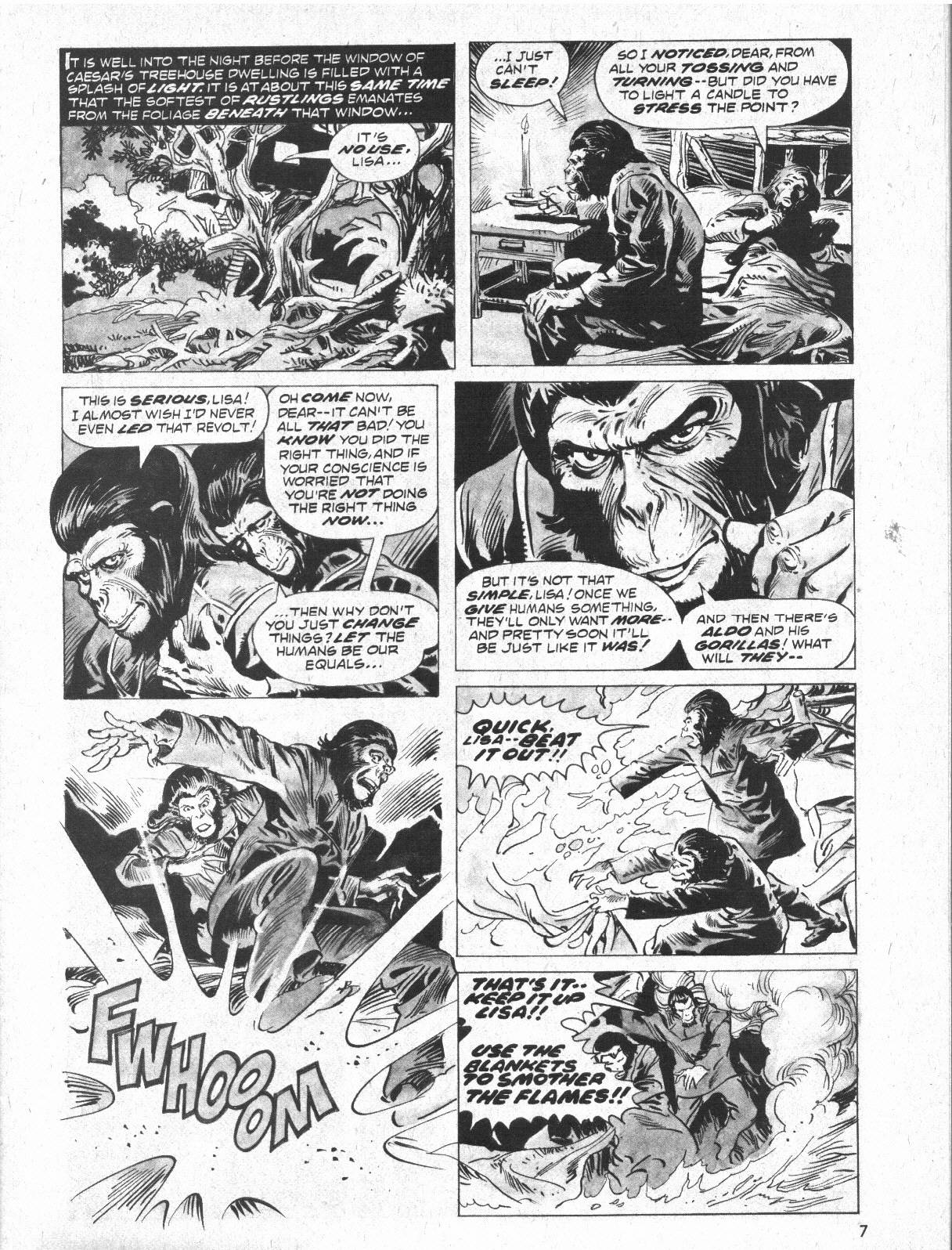 Read online Planet of the Apes comic -  Issue #22 - 7