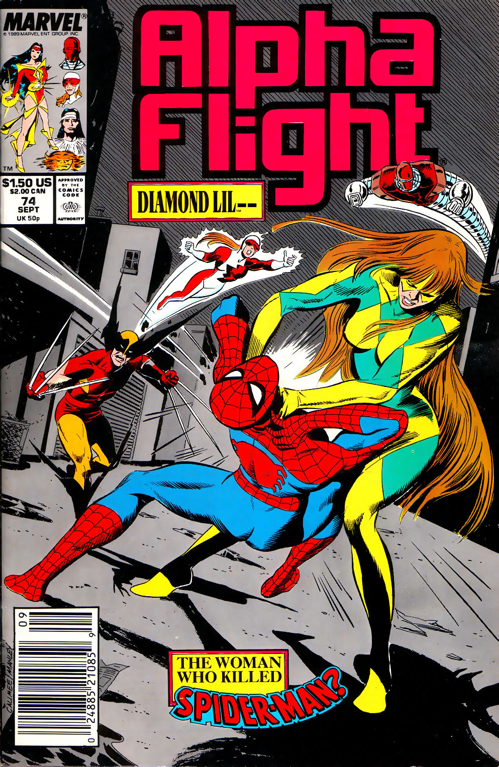 Read online Alpha Flight (1983) comic -  Issue #74 - 1