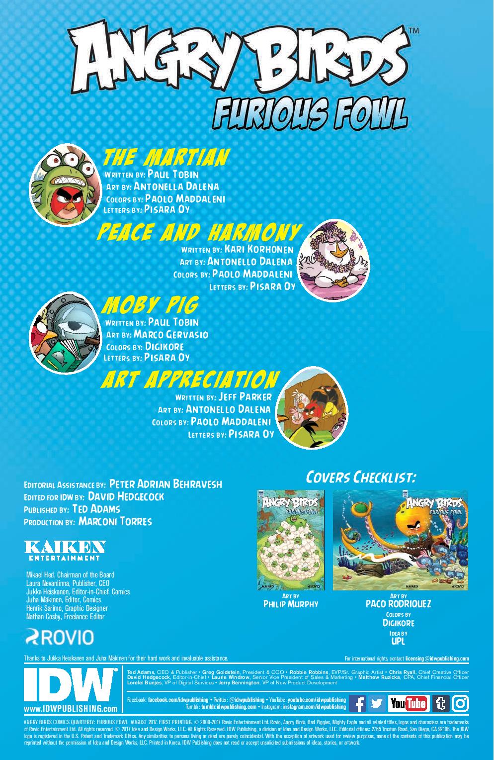 Angry Birds Comics Quarterly issue Issue Furious Fowl - Page 46