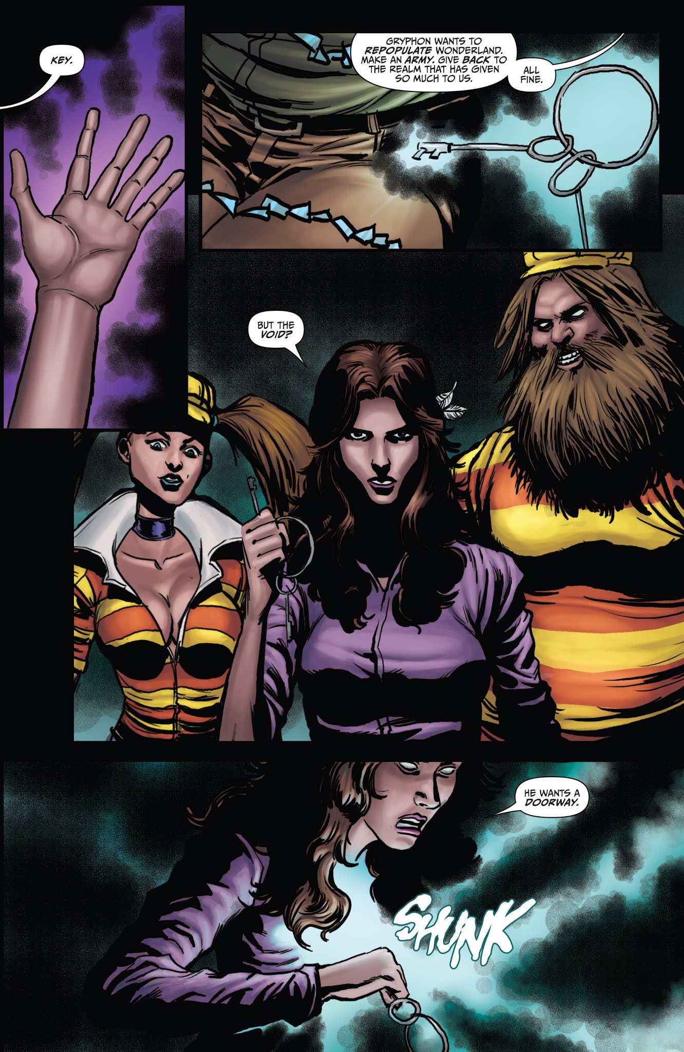 Read online Grimm Fairy Tales presents Wonderland: Asylum comic -  Issue #4 - 21