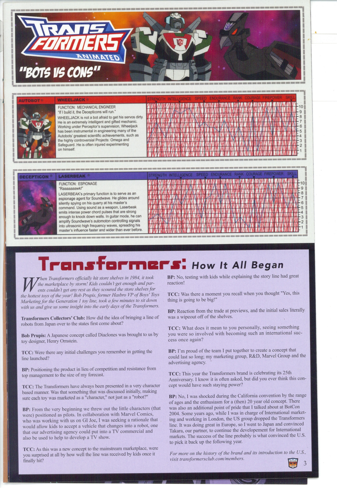 Read online Transformers: Collectors' Club comic -  Issue #25 - 3