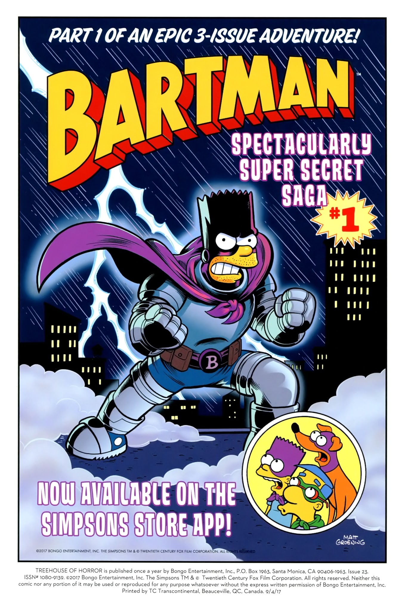 Read online Treehouse of Horror comic -  Issue #23 - 2