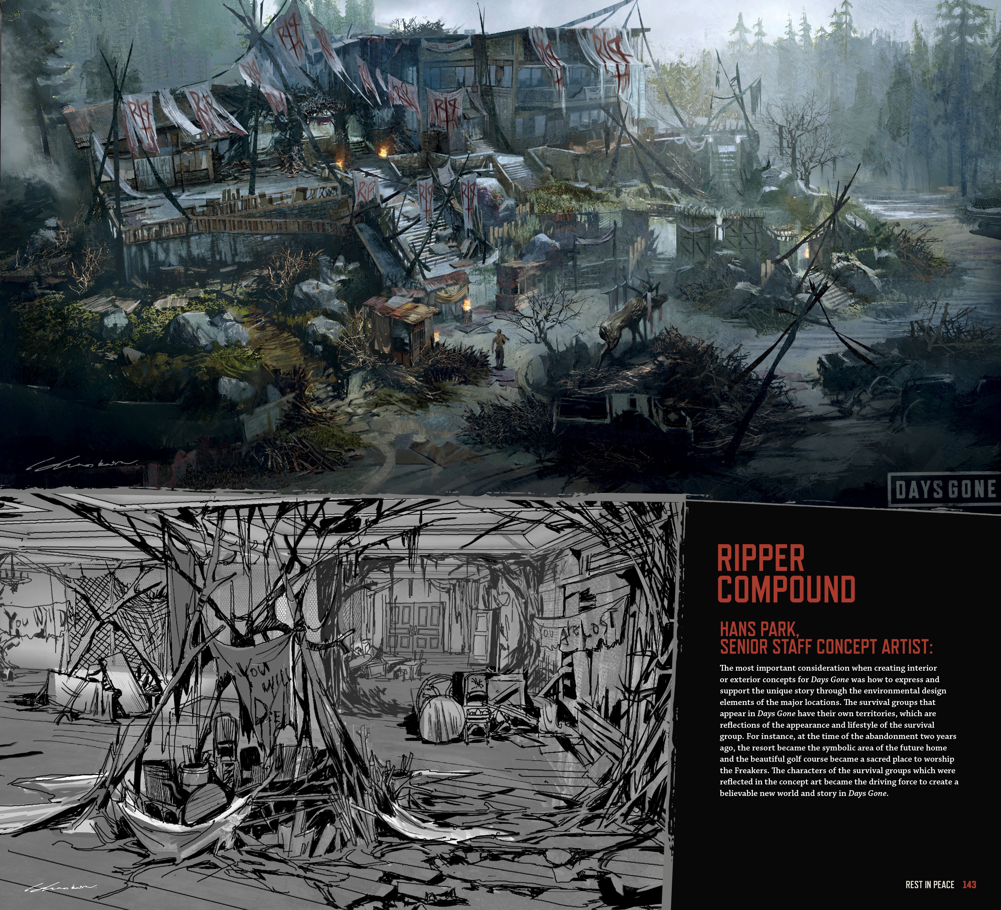 Read online The Art of Days Gone comic -  Issue # TPB (Part 2) - 33
