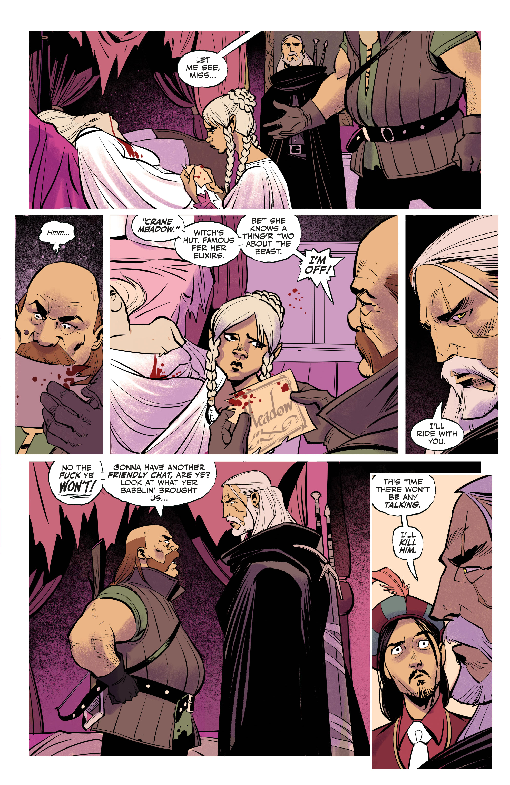 Read online The Witcher: The Ballad of Two Wolves comic -  Issue #3 - 5