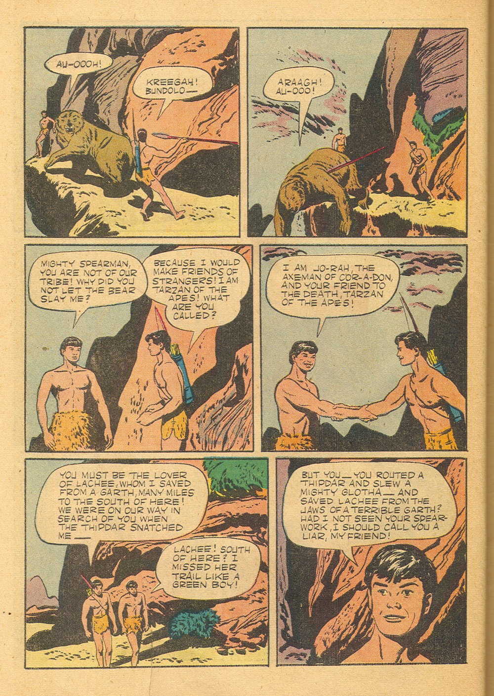 Read online Tarzan (1948) comic -  Issue #19 - 38