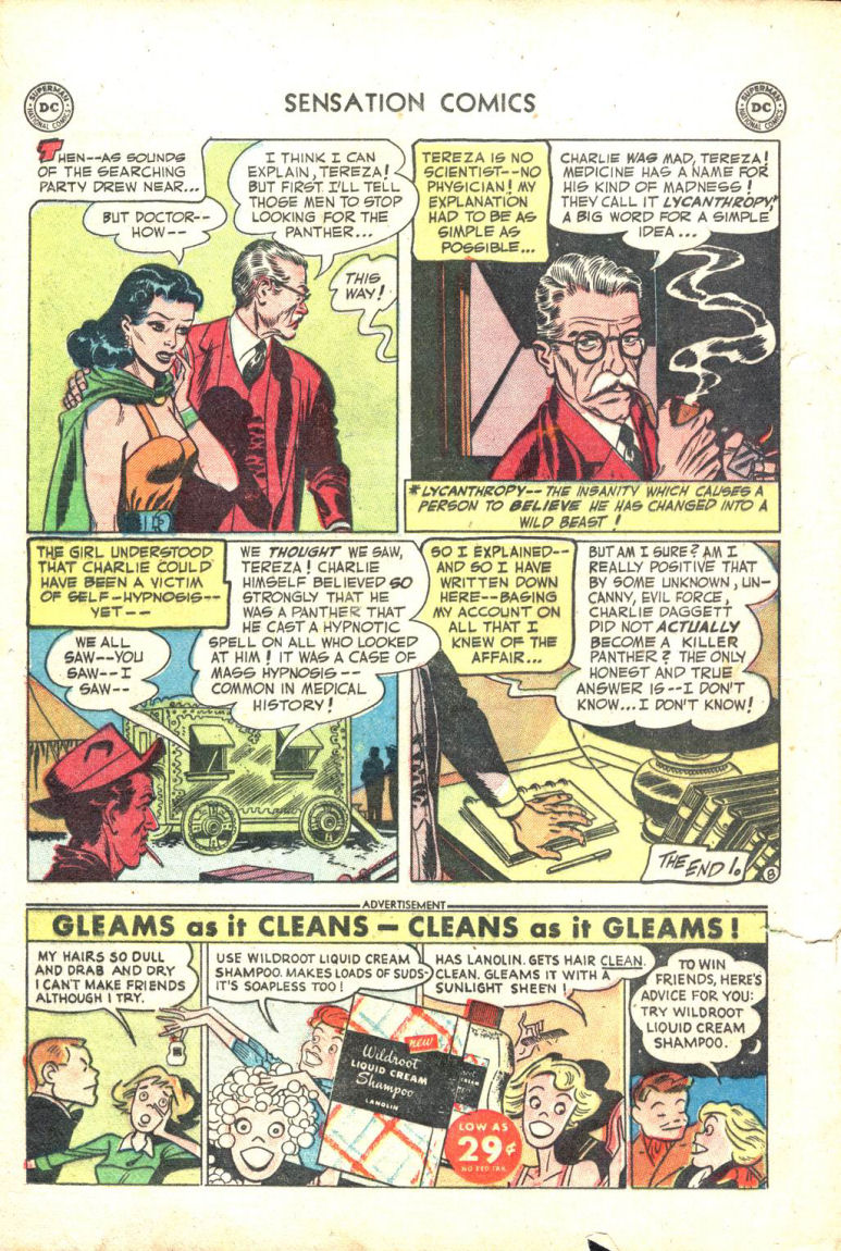 Read online Sensation (Mystery) Comics comic -  Issue #109 - 20