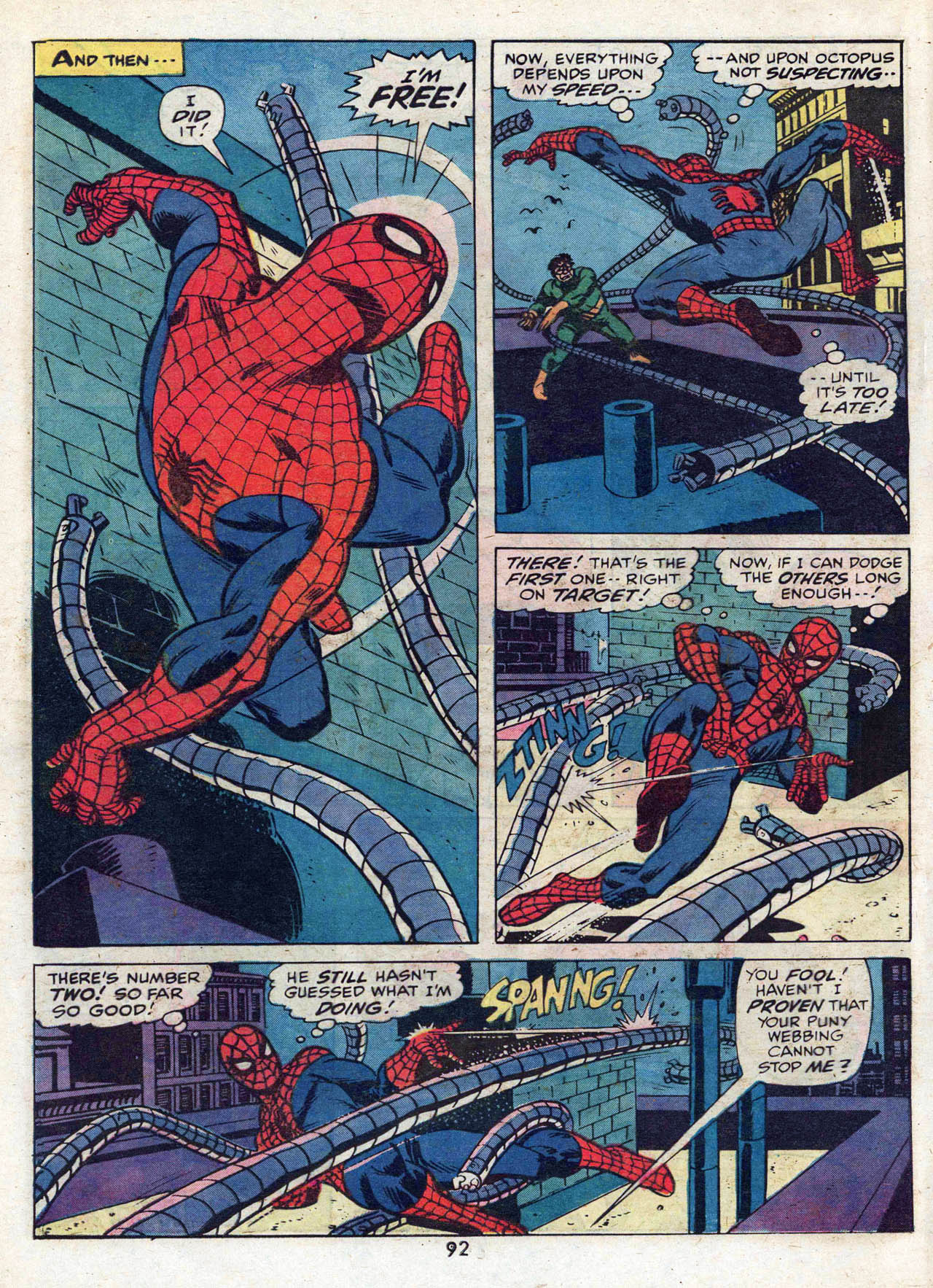 Read online Marvel Treasury Edition comic -  Issue #1 - 92