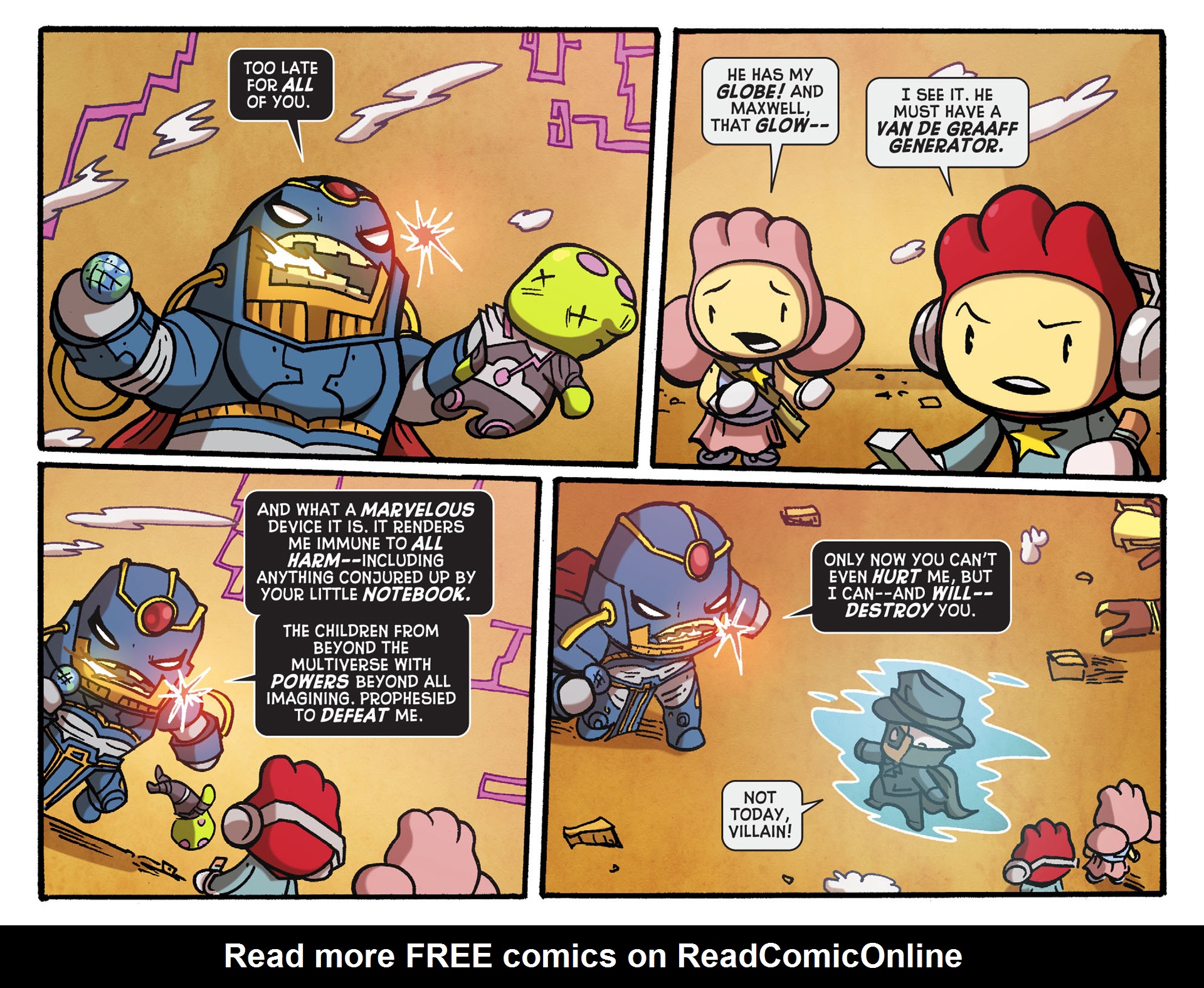 Read online Scribblenauts Unmasked: A Crisis of Imagination comic -  Issue #14 - 19