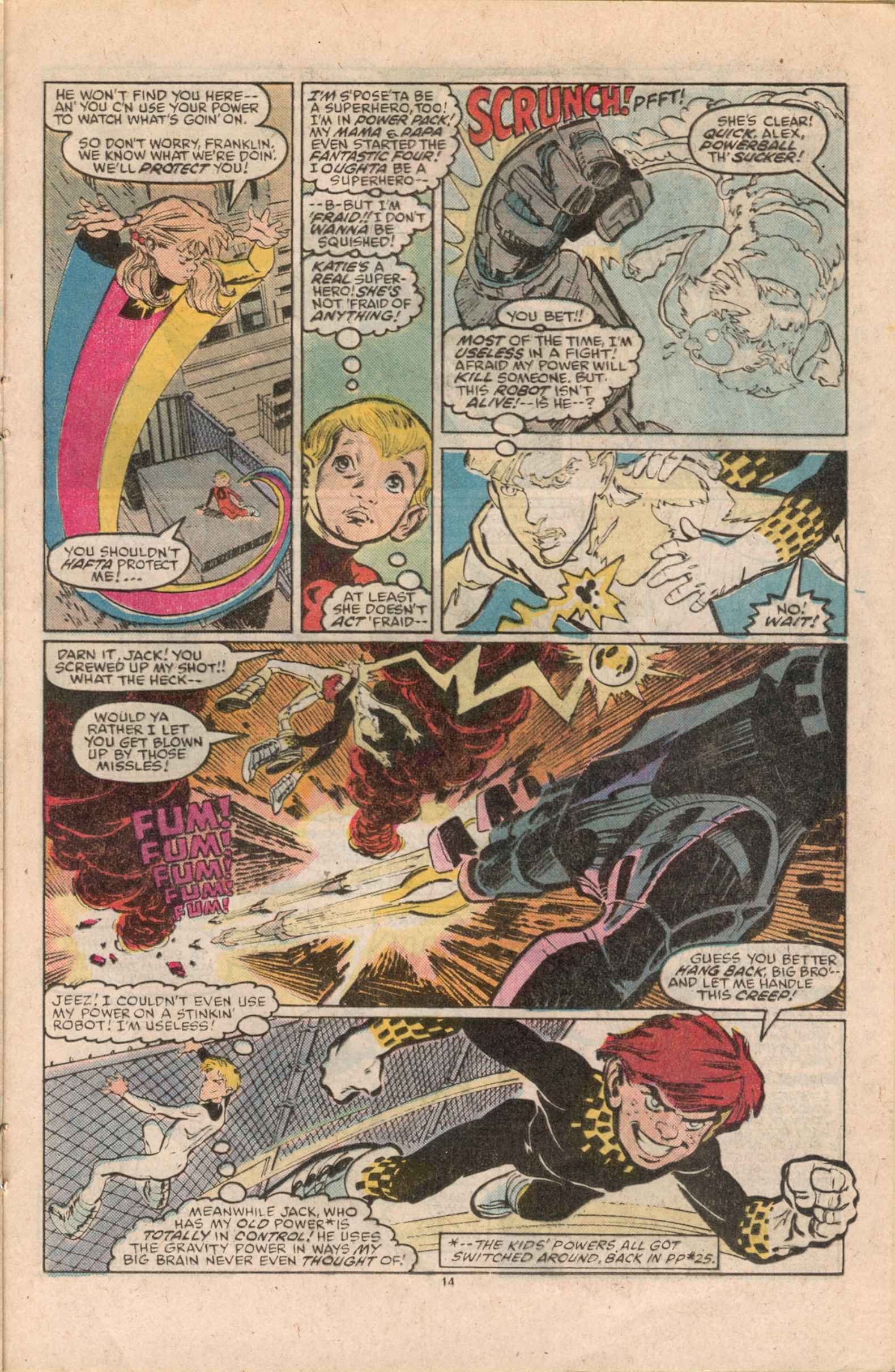 Read online Power Pack (1984) comic -  Issue #36 - 15