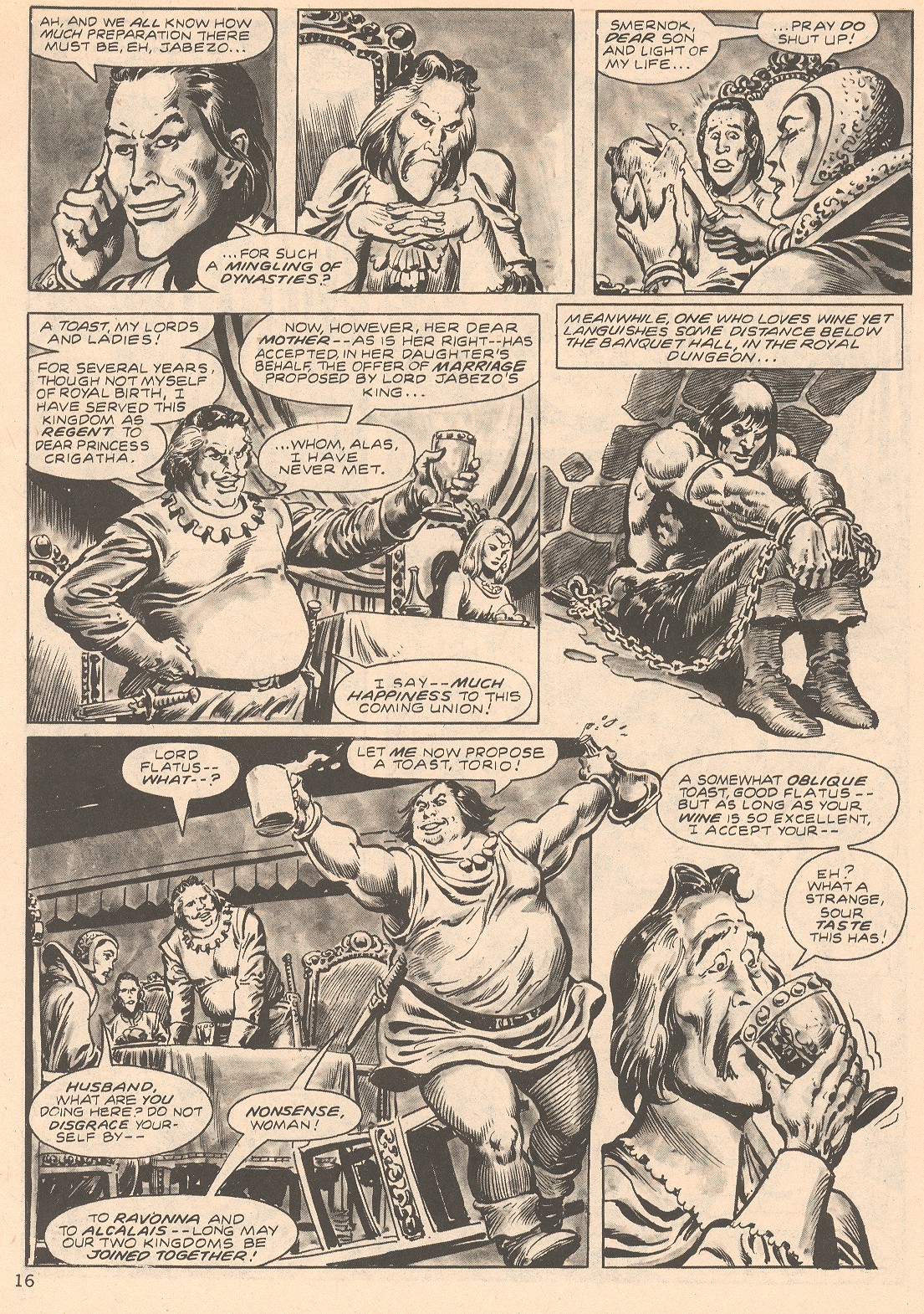 Read online The Savage Sword Of Conan comic -  Issue #66 - 16