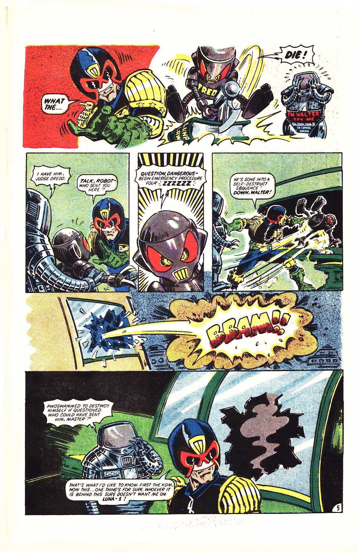 Read online Judge Dredd: The Early Cases comic -  Issue #5 - 7