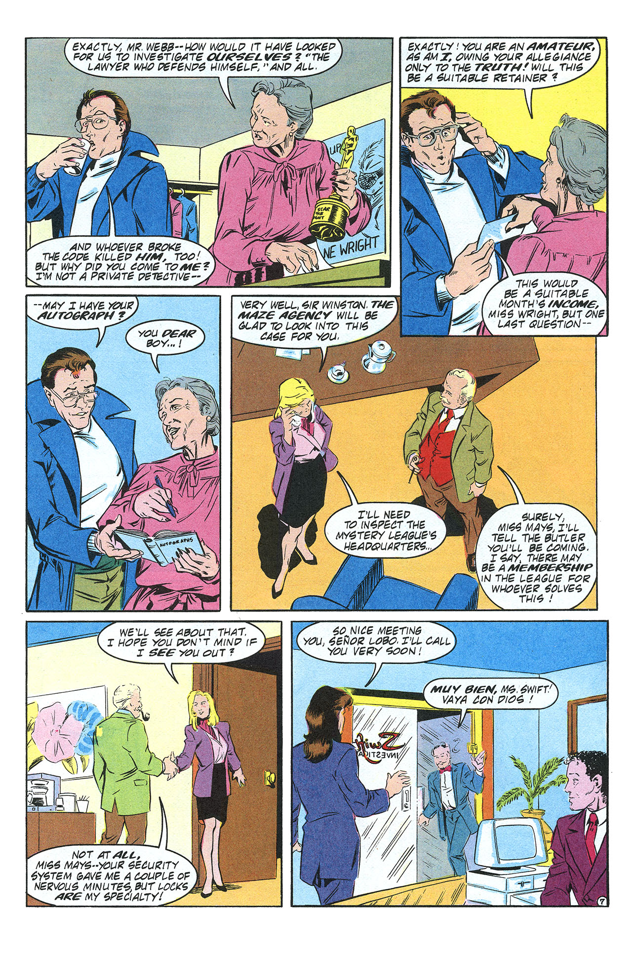 Read online Maze Agency (1989) comic -  Issue #19 - 9