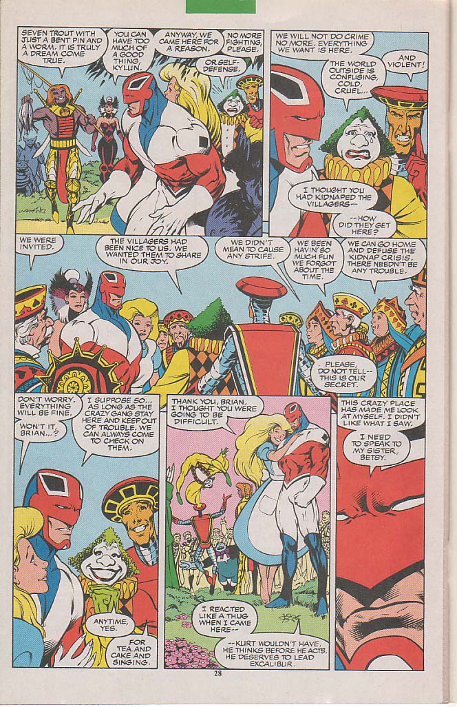 Read online Excalibur (1988) comic -  Issue #54 - 21