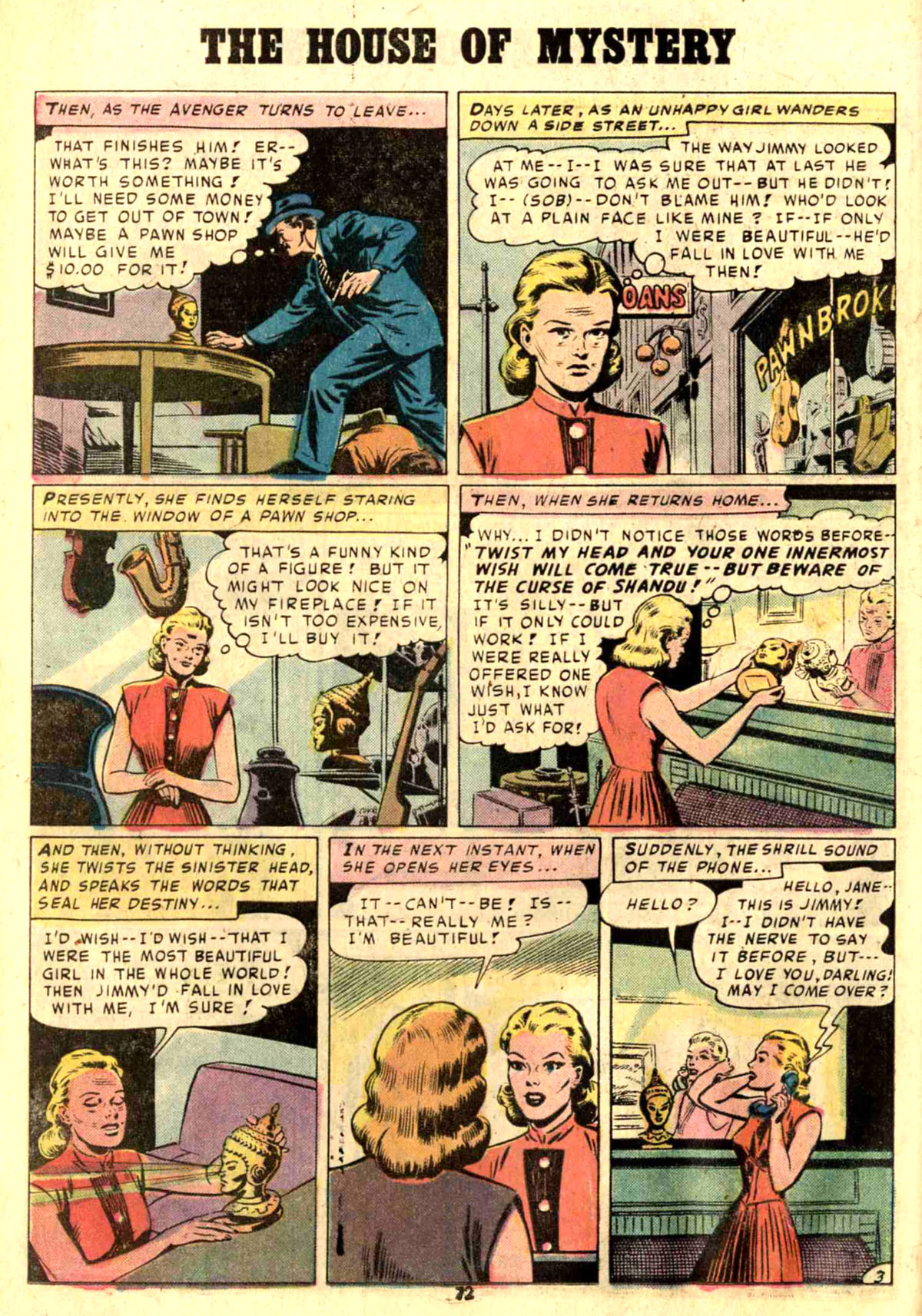 Read online House of Mystery (1951) comic -  Issue #226 - 72
