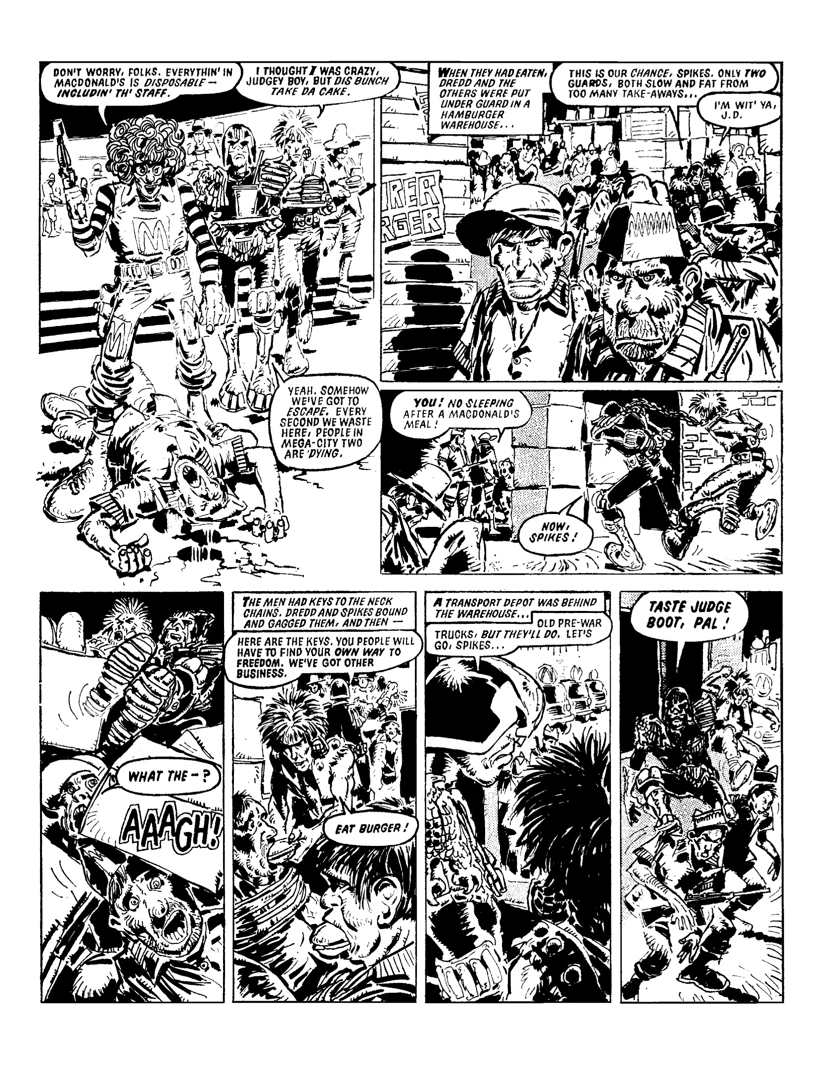 Read online Judge Dredd: The Cursed Earth Uncensored comic -  Issue # TPB - 83