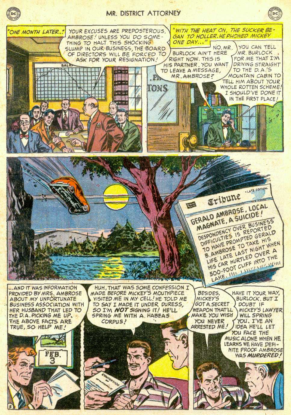 Read online Mr. District Attorney comic -  Issue #13 - 19