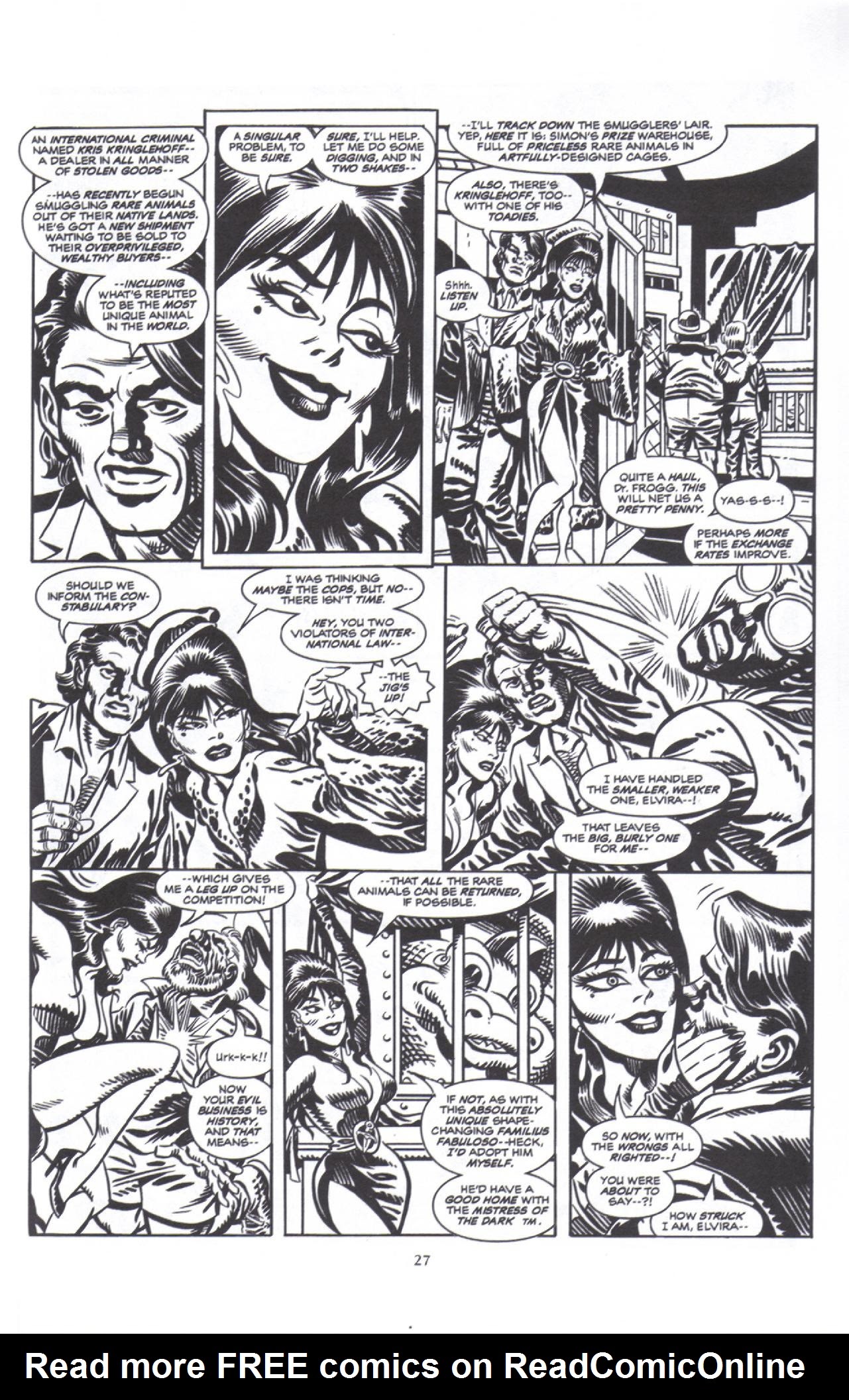 Read online Elvira, Mistress of the Dark comic -  Issue #100 - 29