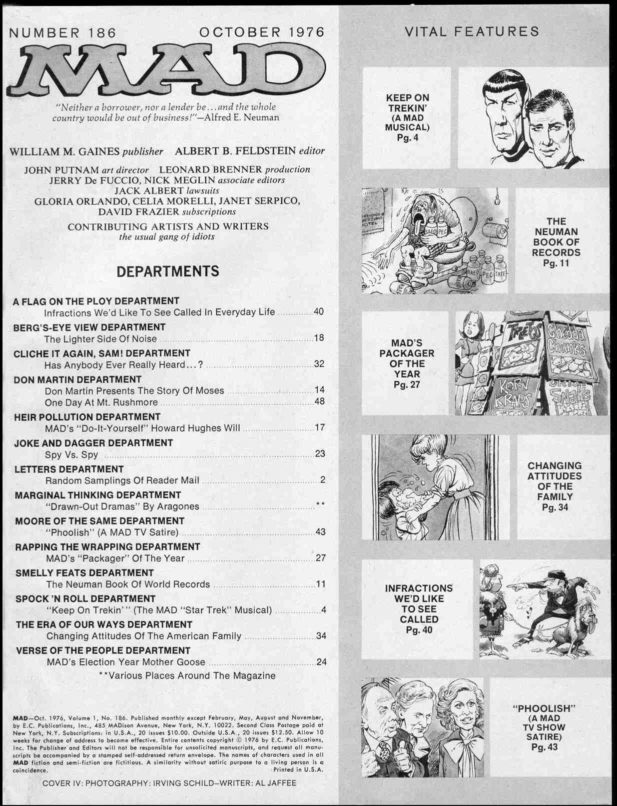 Read online MAD comic -  Issue #186 - 3