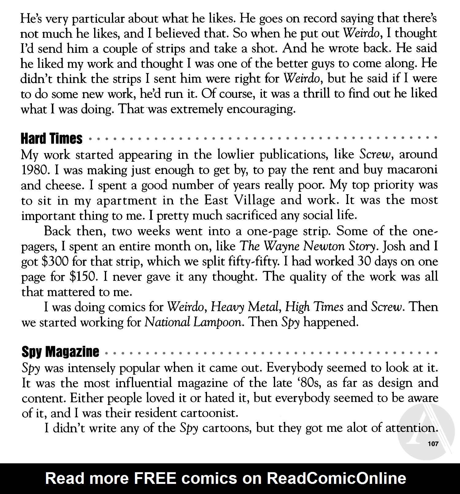 Read online Blab! comic -  Issue #8 - 105