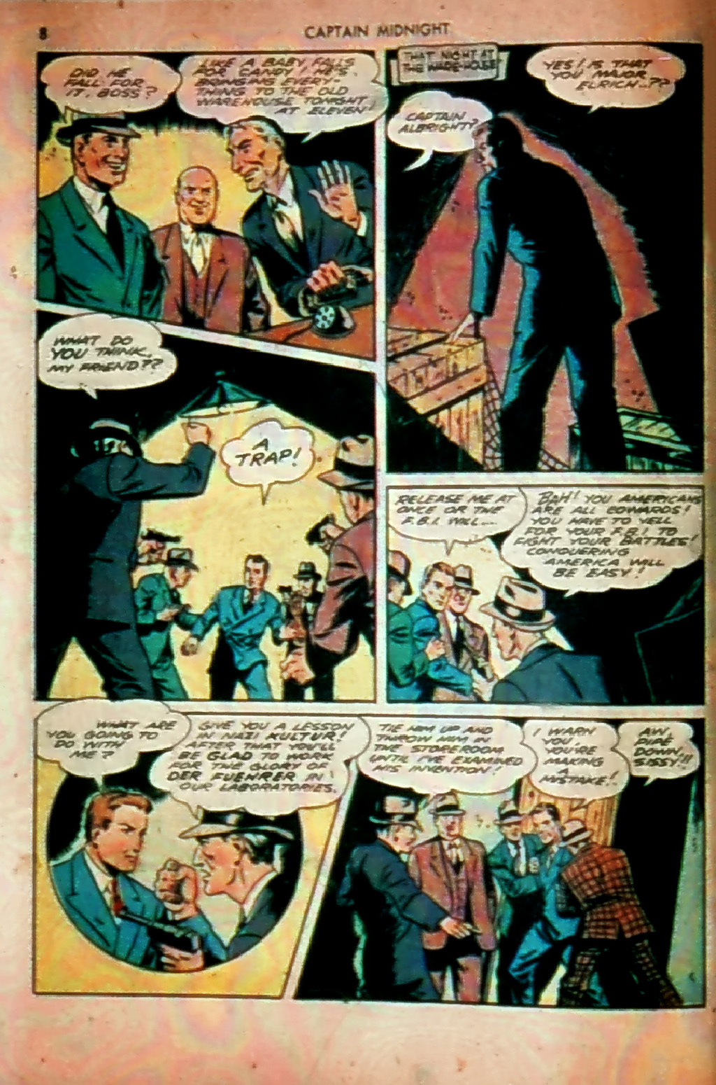 Read online Captain Midnight (1942) comic -  Issue #1 - 8