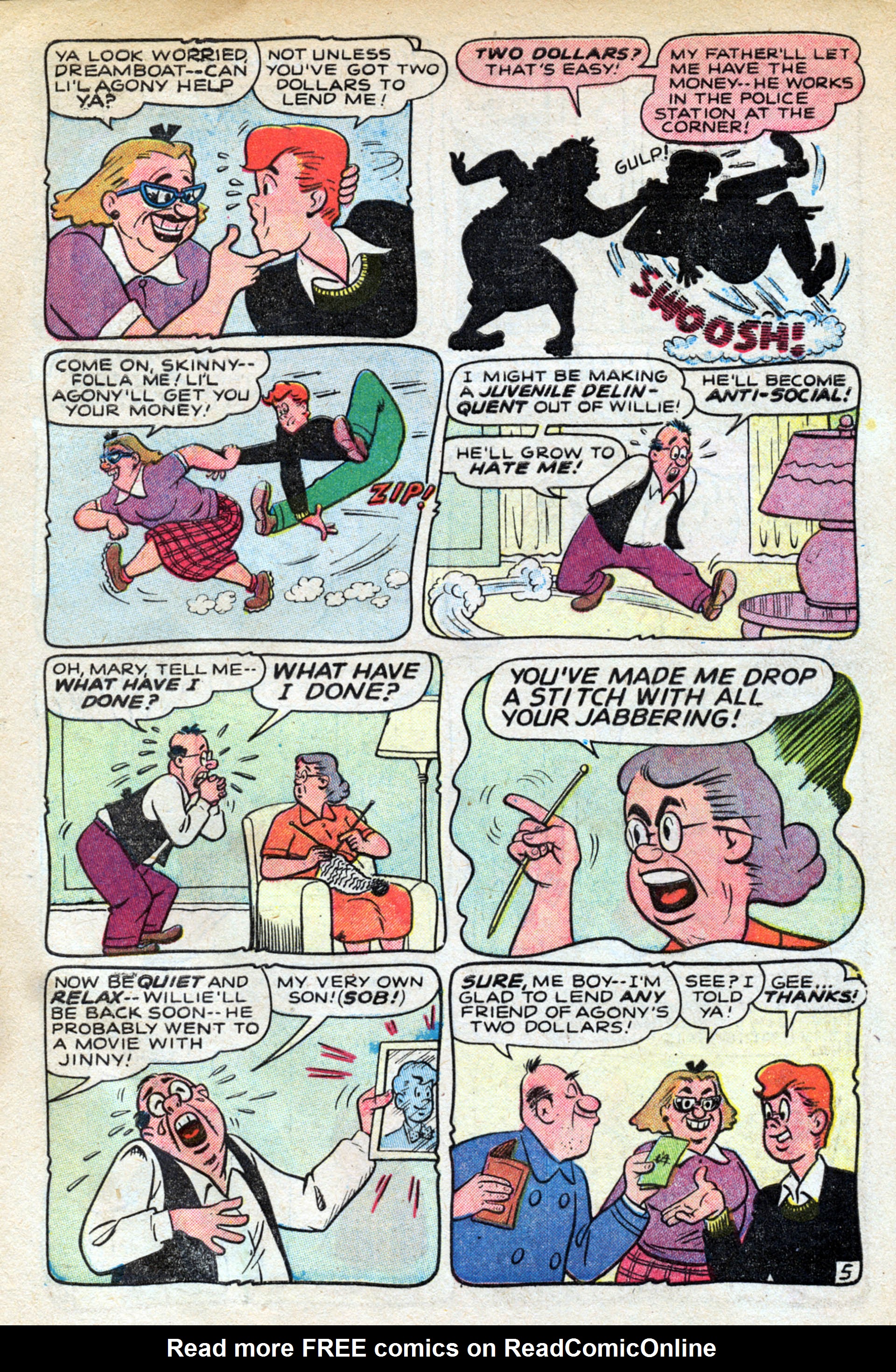 Read online Willie Comics (1950) comic -  Issue #22 - 7