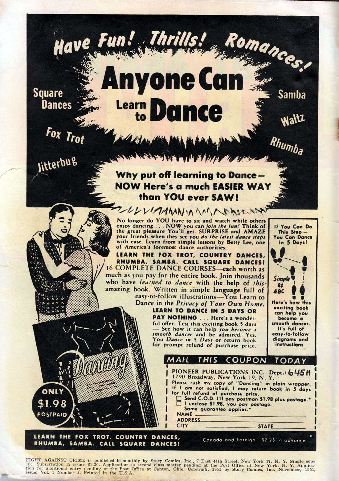 Read online Fight Against Crime comic -  Issue #4 - 2