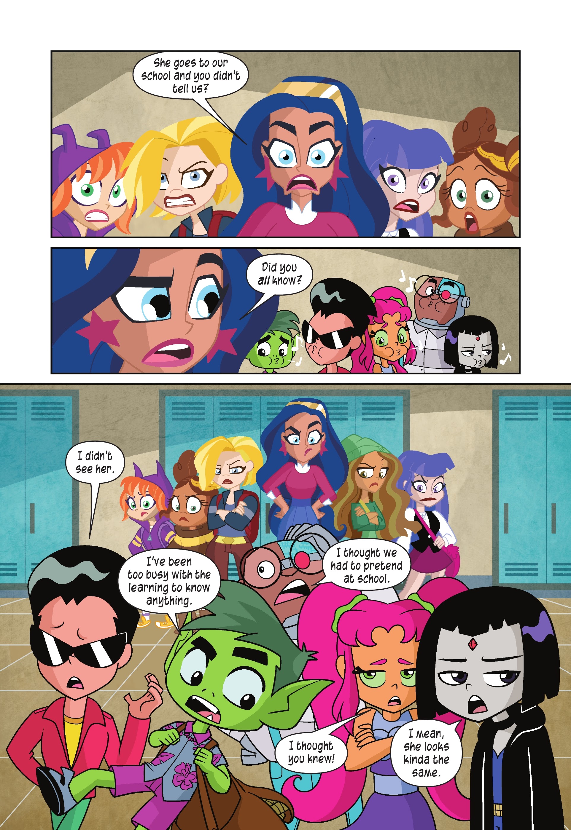 Read online Teen Titans Go!/DC Super Hero Girls: Exchange Students comic -  Issue # TPB (Part 2) - 21