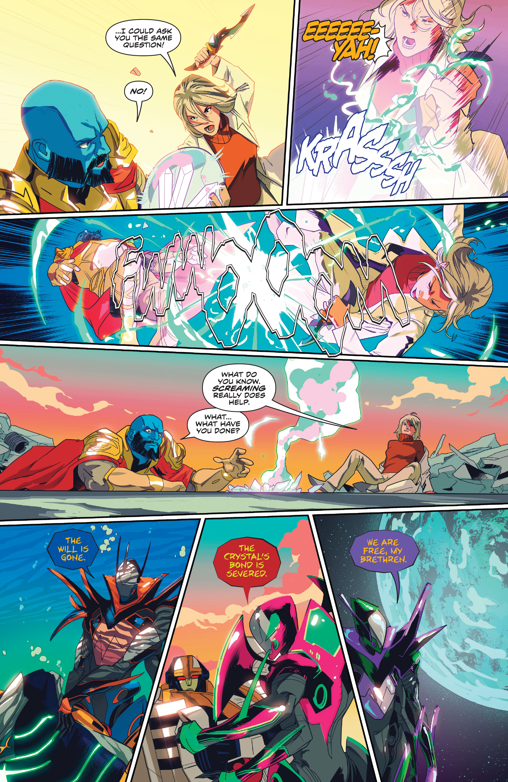 Read online Mighty Morphin comic -  Issue #15 - 17