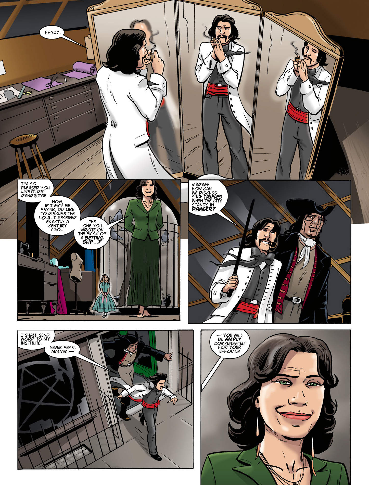 Read online Dandridge: Return of the Chap comic -  Issue # TPB - 28