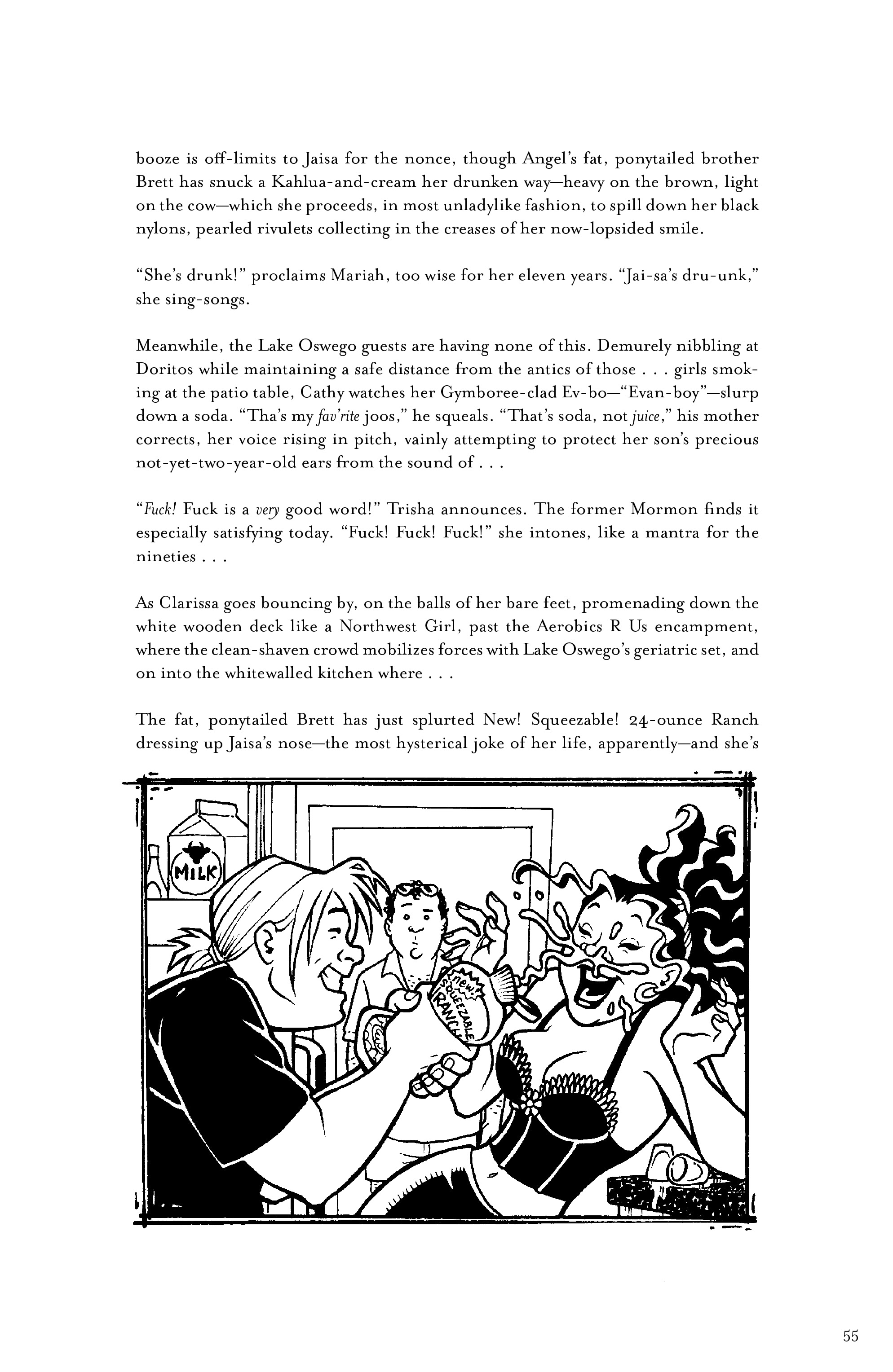 Read online Drawing Lines: An Anthology of Women Cartoonists comic -  Issue # TPB - 55
