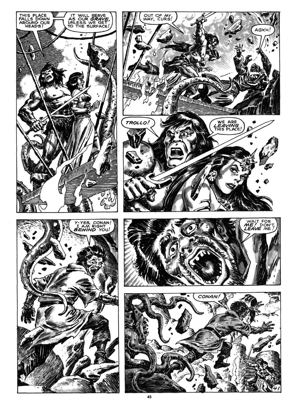 Read online The Savage Sword Of Conan comic -  Issue #164 - 43