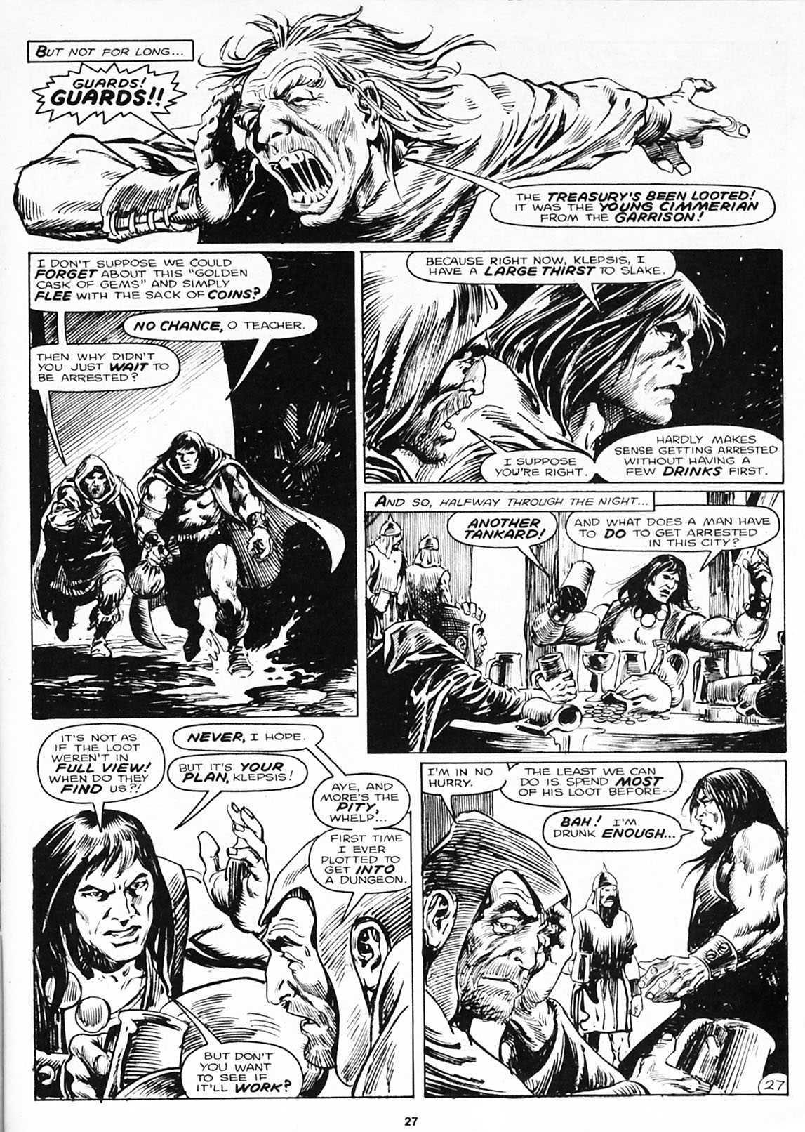 Read online The Savage Sword Of Conan comic -  Issue #180 - 29