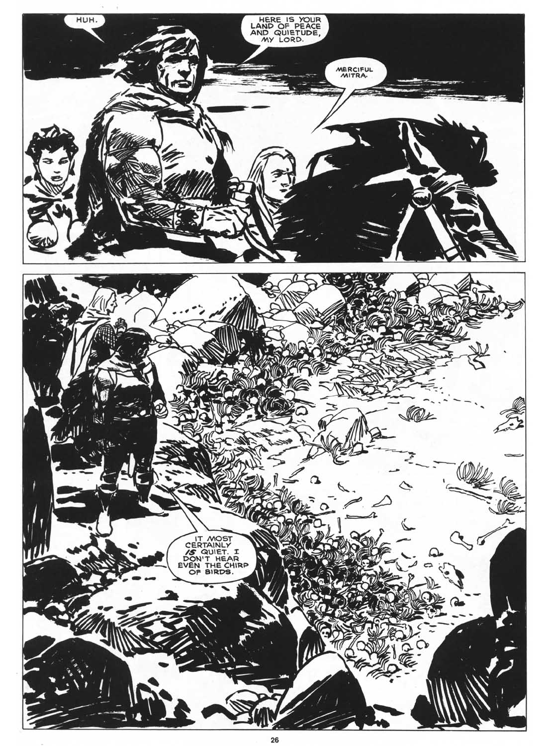 Read online The Savage Sword Of Conan comic -  Issue #162 - 28