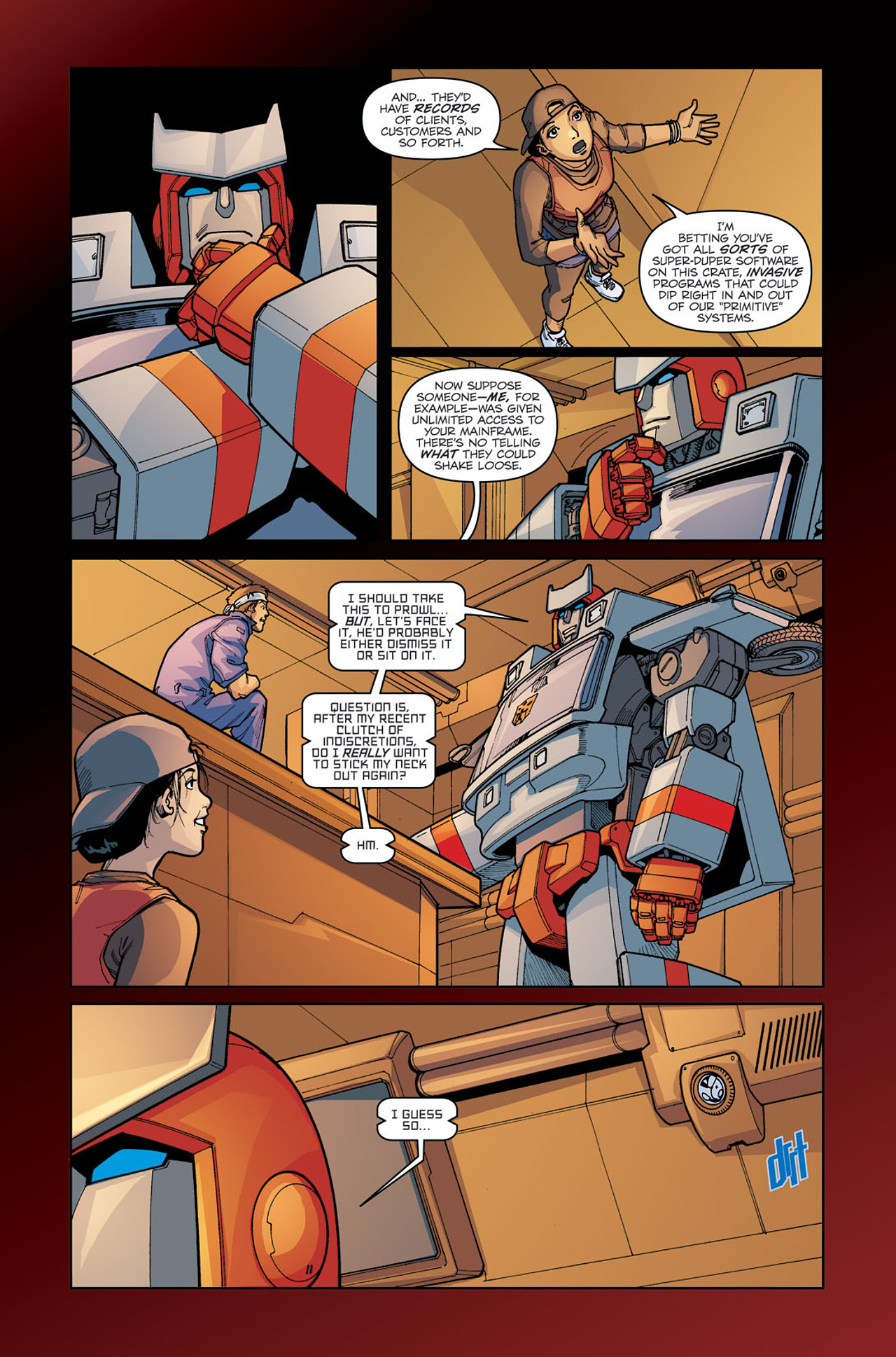 Read online The Transformers: Escalation comic -  Issue #3 - 14
