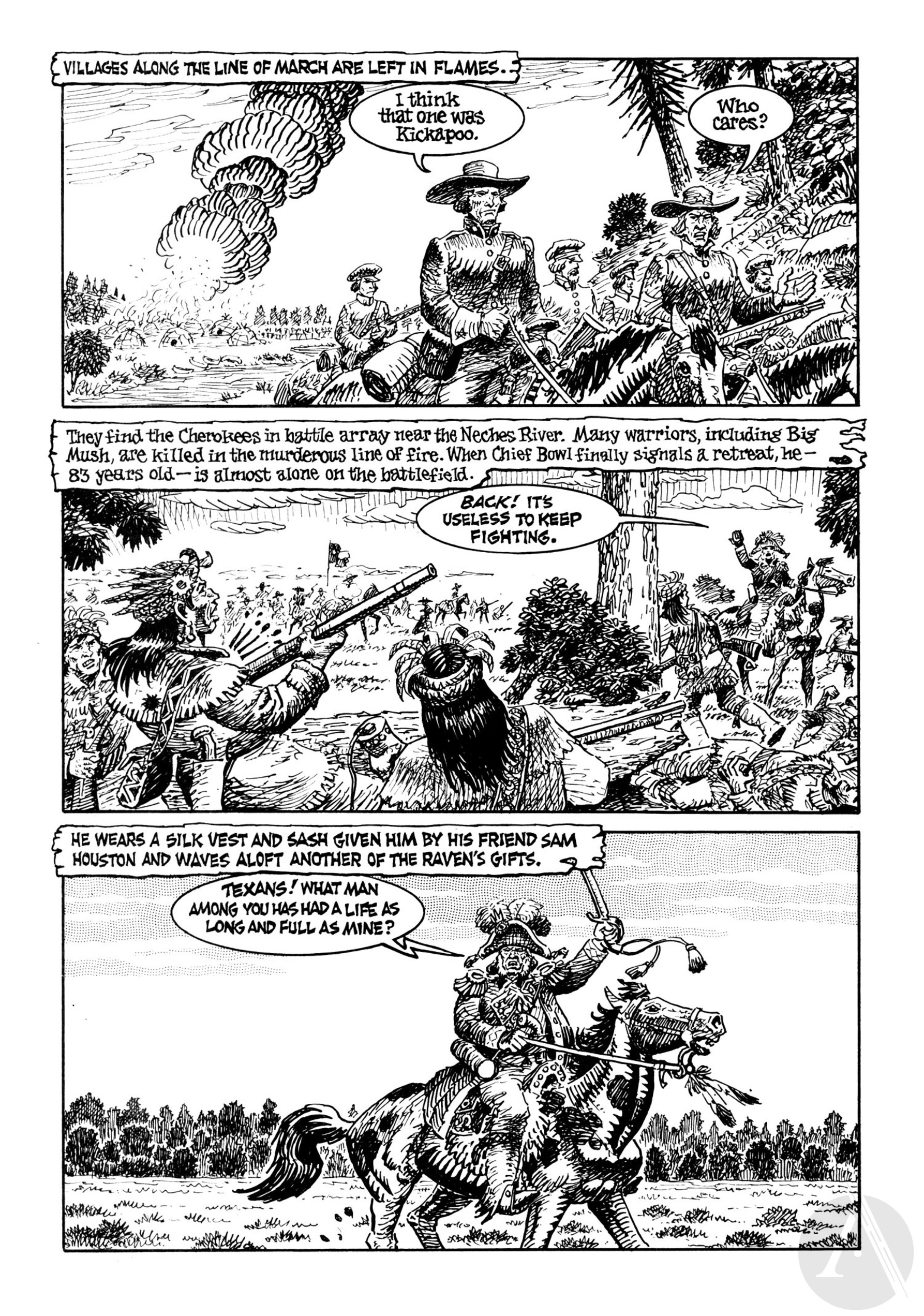 Read online Indian Lover: Sam Houston & the Cherokees comic -  Issue # TPB - 88