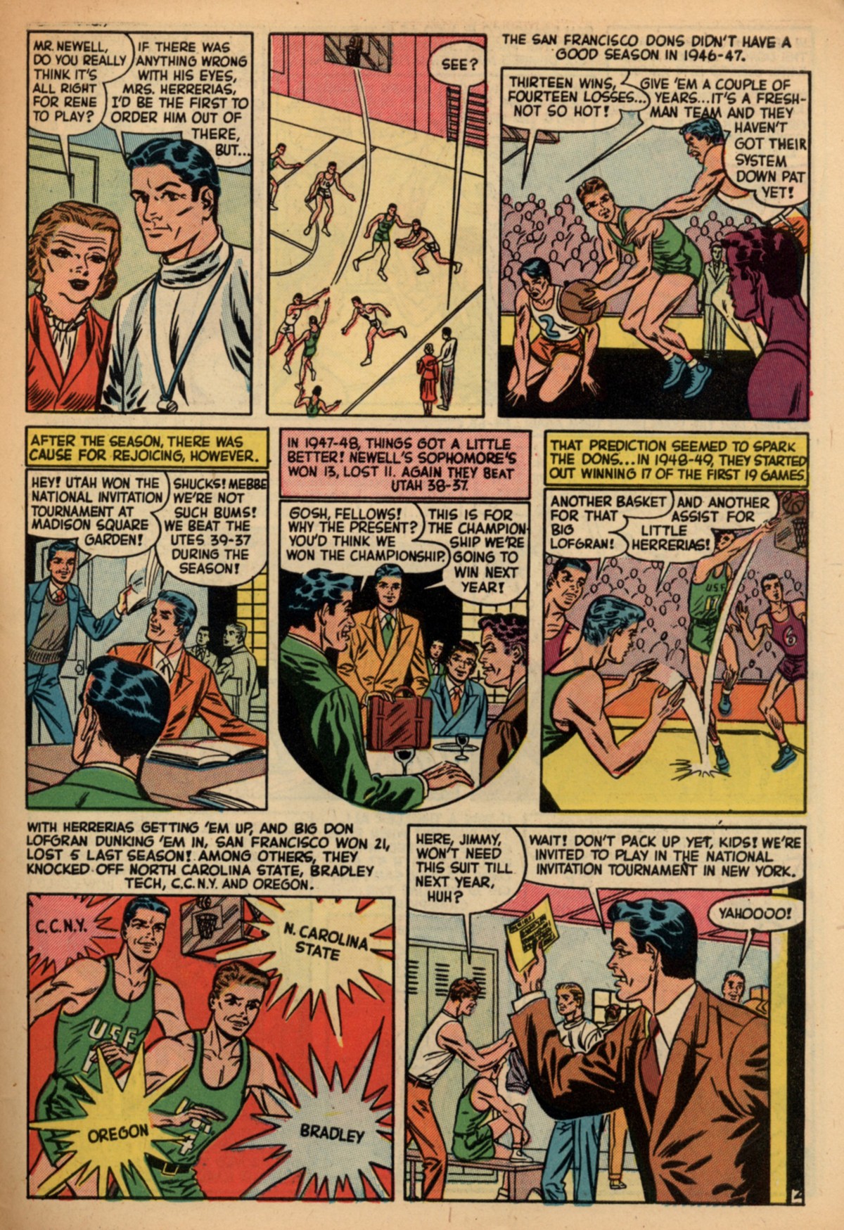 Read online Babe Ruth Sports Comics comic -  Issue #6 - 30