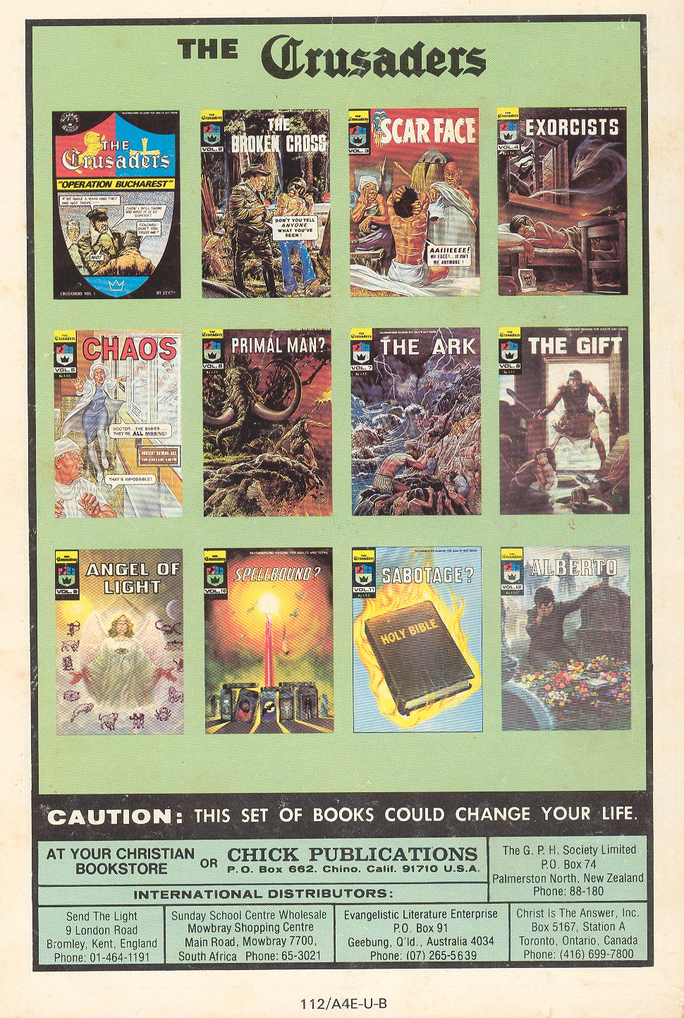 Read online The Crusaders (1974) comic -  Issue #12 - 36