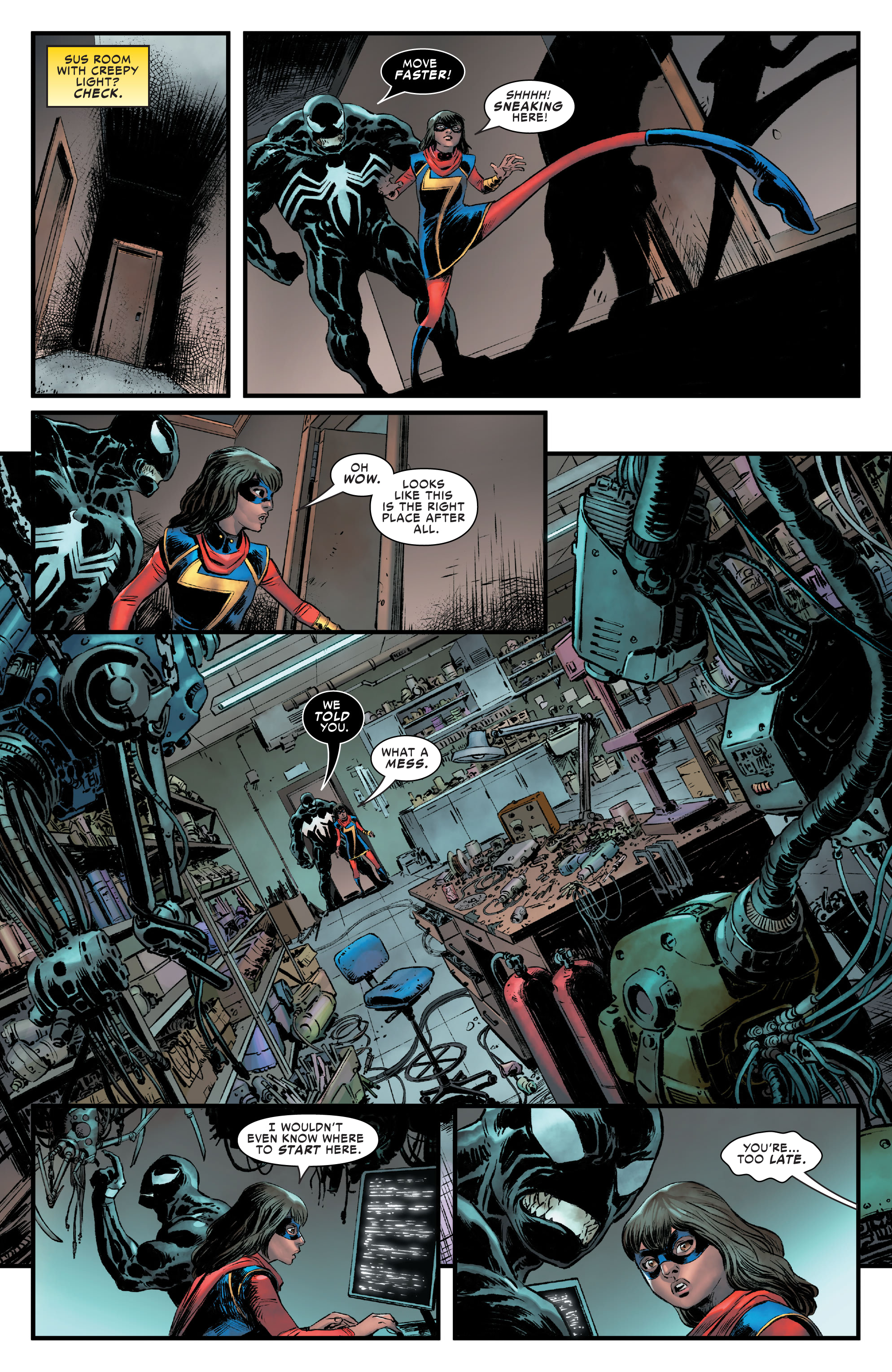 Read online Ms. Marvel & Venom comic -  Issue #1 - 14