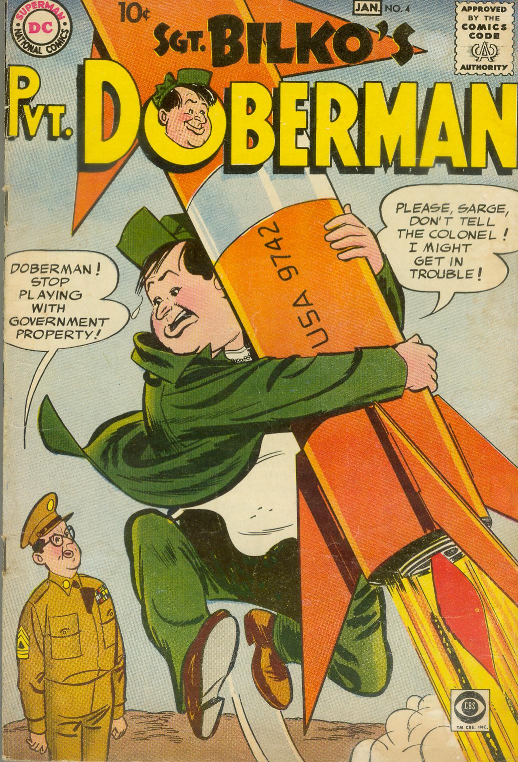 Read online Sgt. Bilko's Pvt. Doberman comic -  Issue #4 - 1
