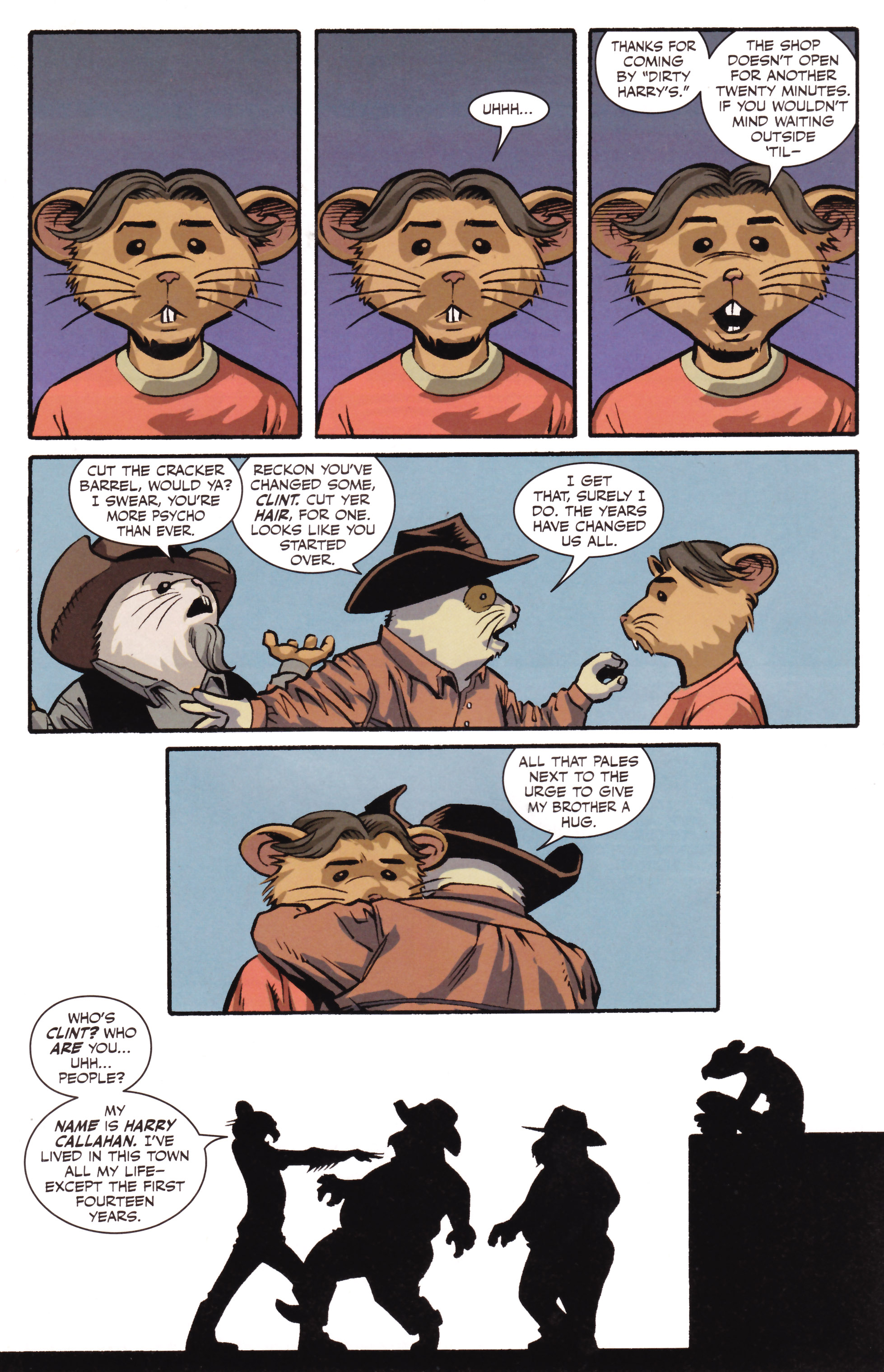 Read online Adolescent Radioactive Black Belt Hamsters (2008) comic -  Issue #4 - 13