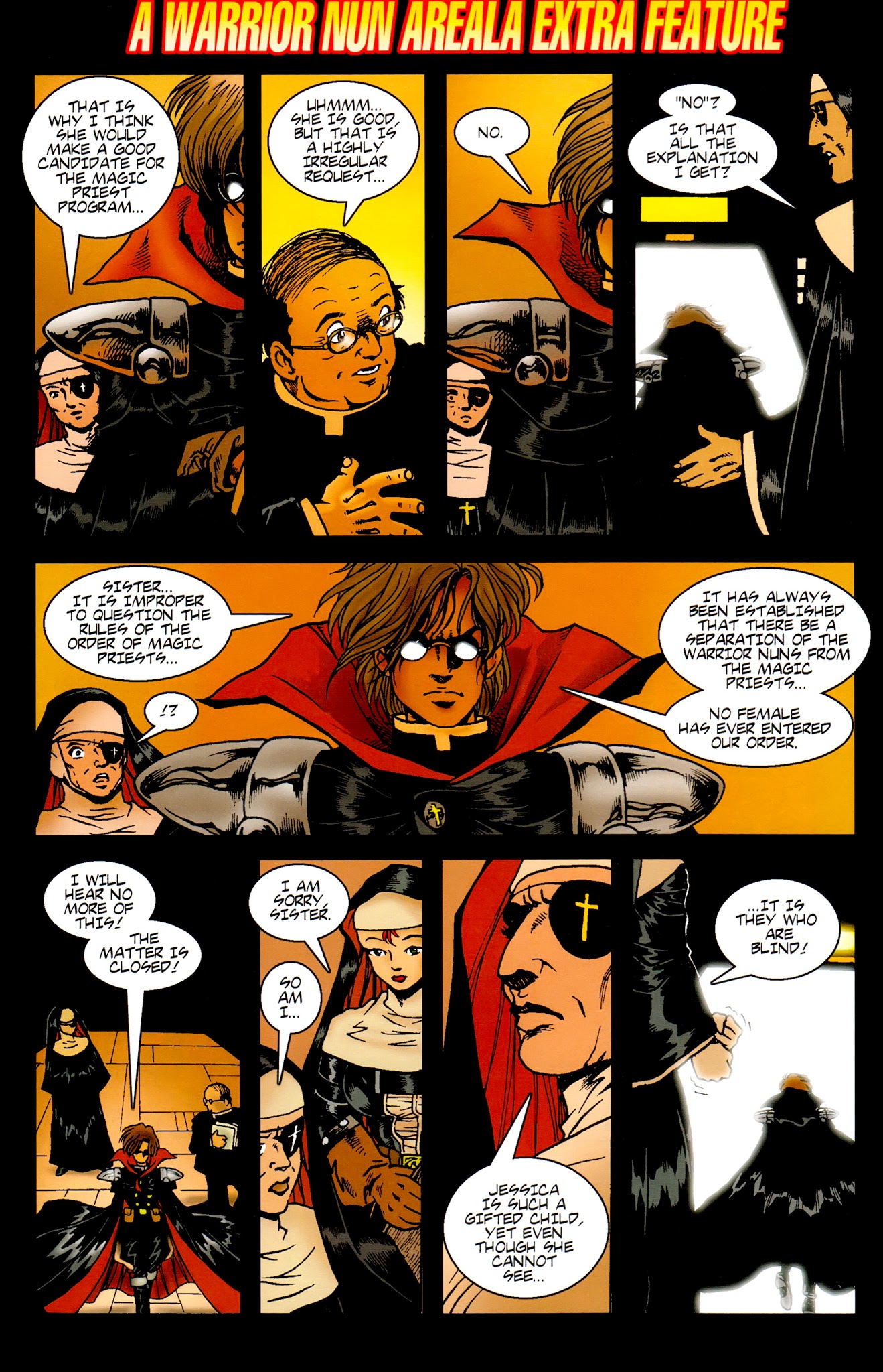 Read online Warrior Nun Areala (1999) comic -  Issue #16 - 21