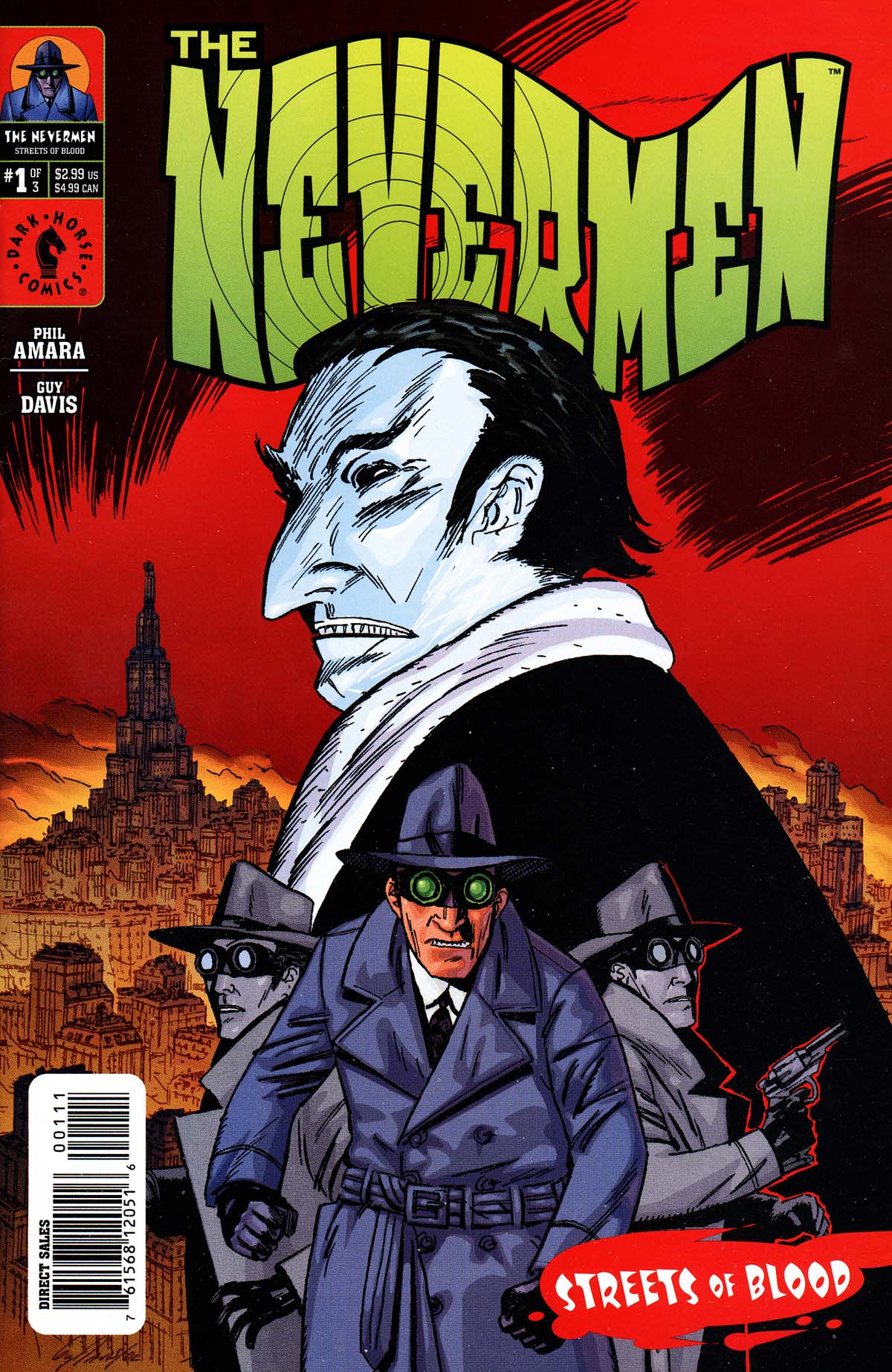 Read online The Nevermen: Streets of Blood comic -  Issue #1 - 1