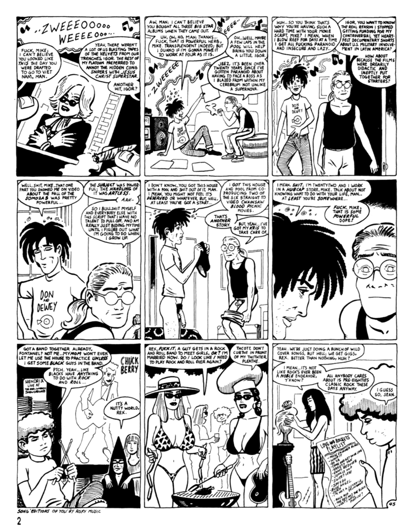 Read online Love and Rockets (1982) comic -  Issue #38 - 4