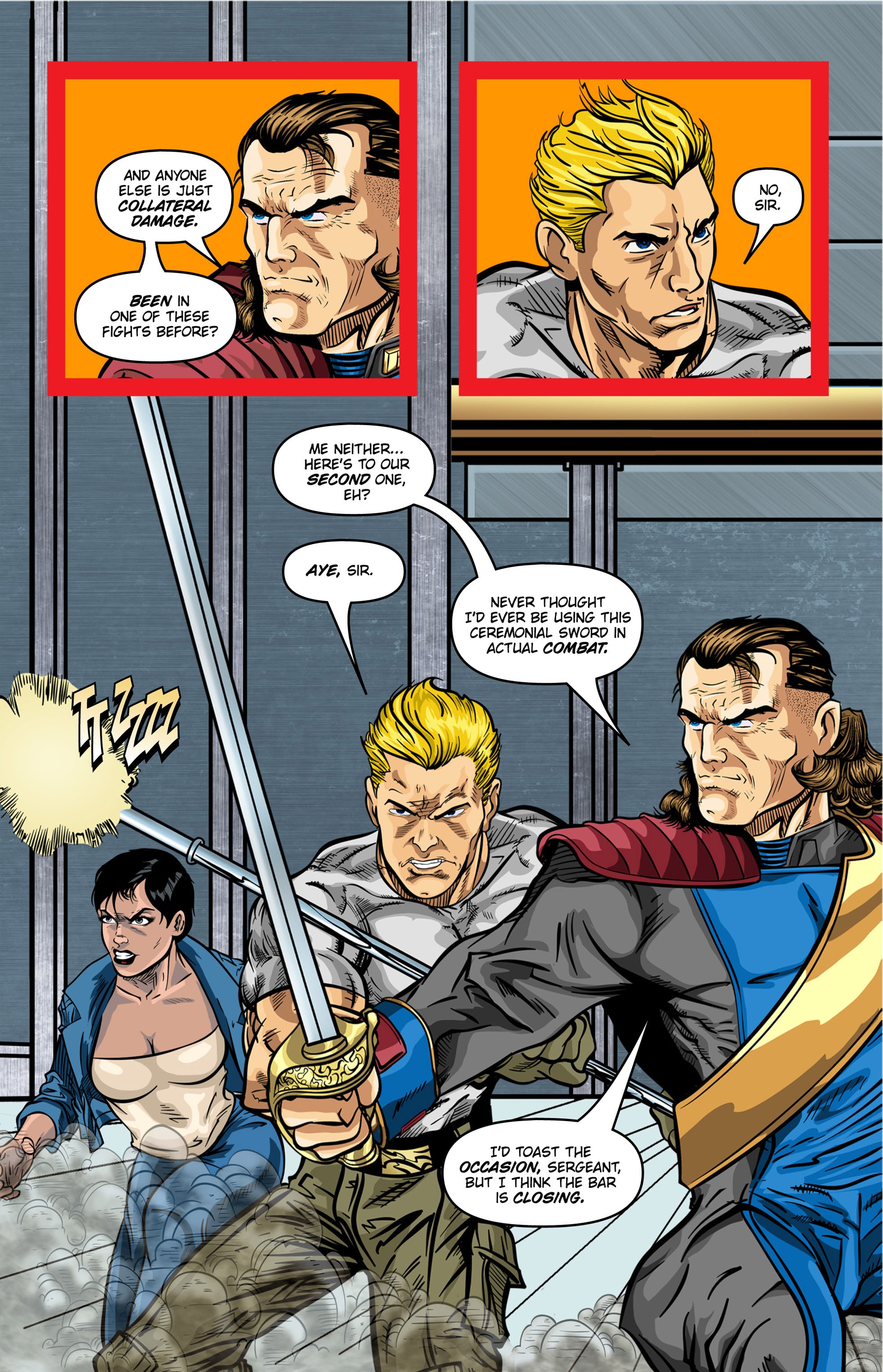 Read online William Shatner's Man O' War comic -  Issue #6 - 10