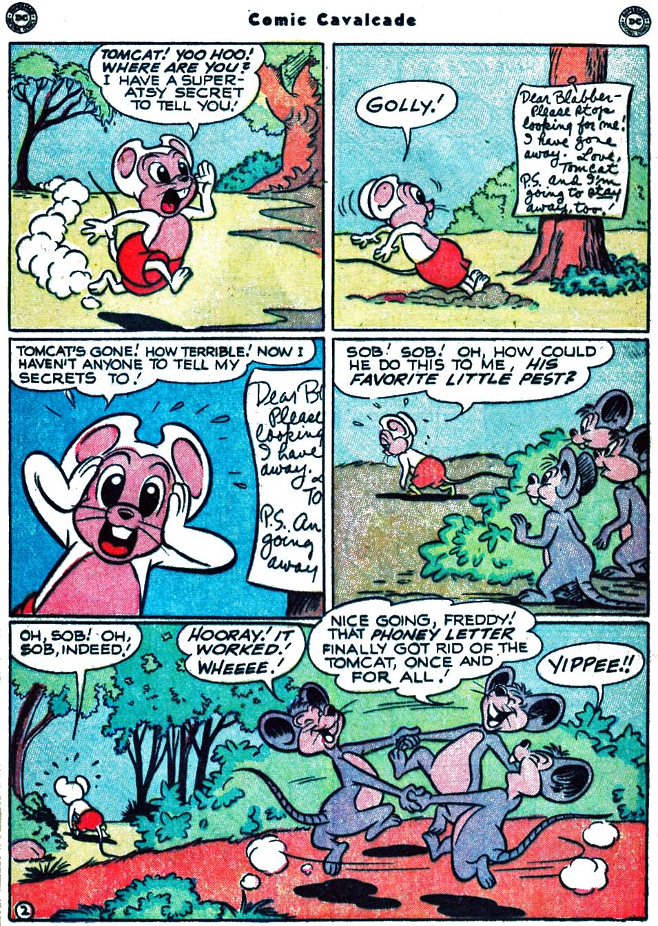 Read online Comic Cavalcade comic -  Issue #42 - 13