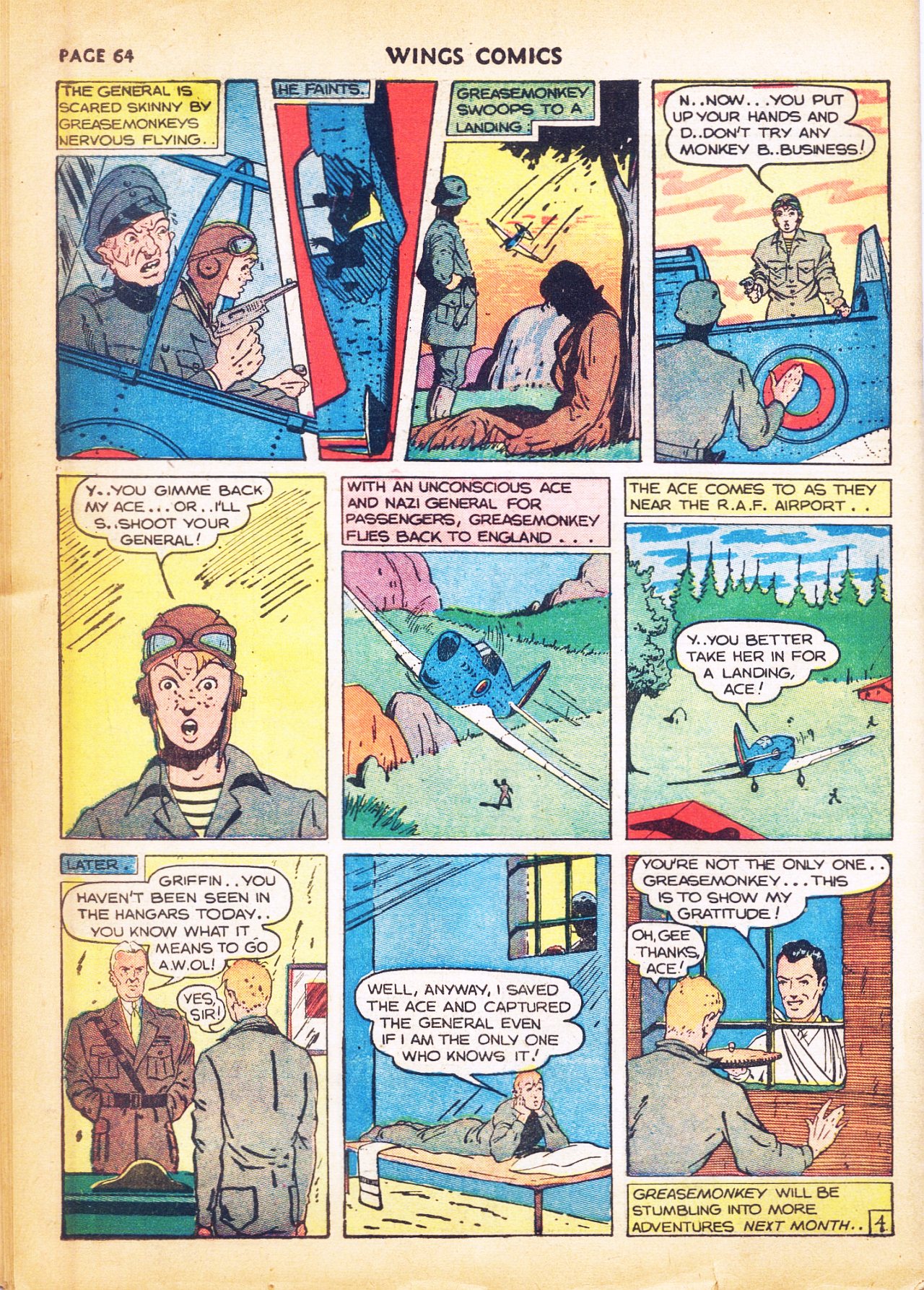 Read online Wings Comics comic -  Issue #4 - 66