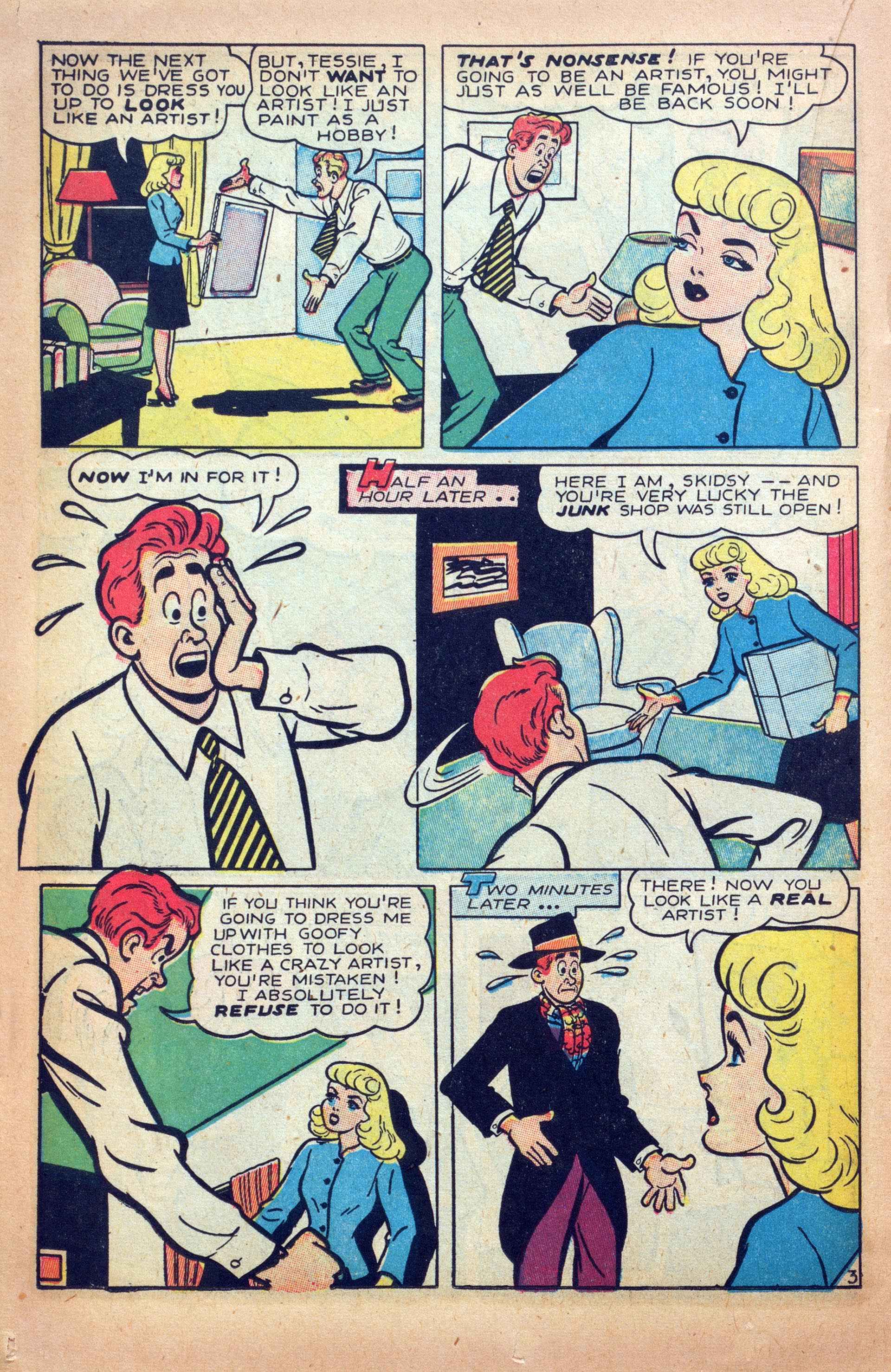 Read online Tessie the Typist comic -  Issue #12 - 22