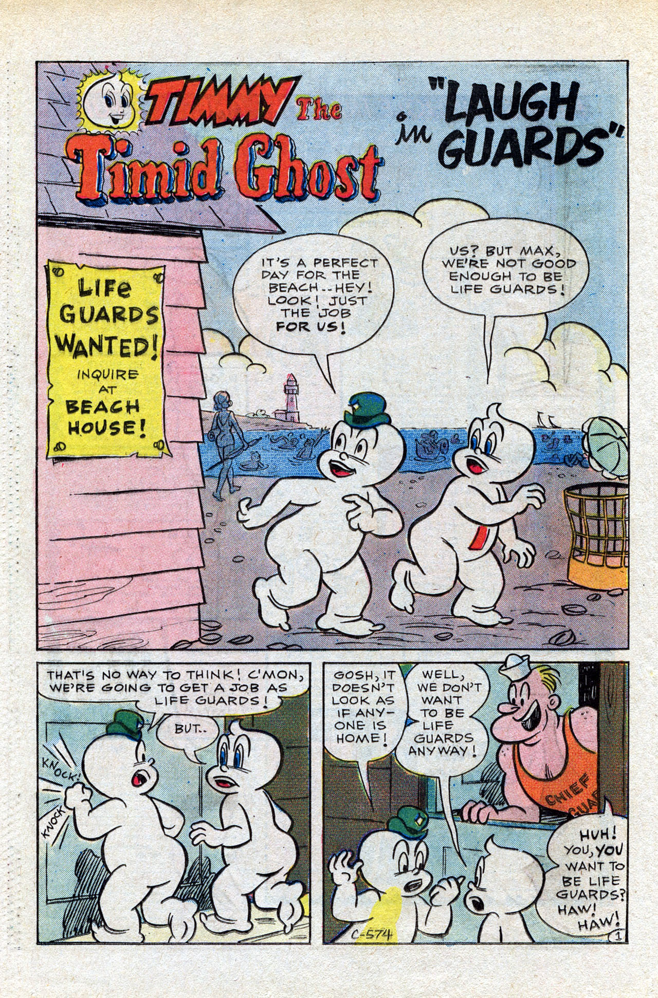 Read online Timmy the Timid Ghost comic -  Issue #15 - 24